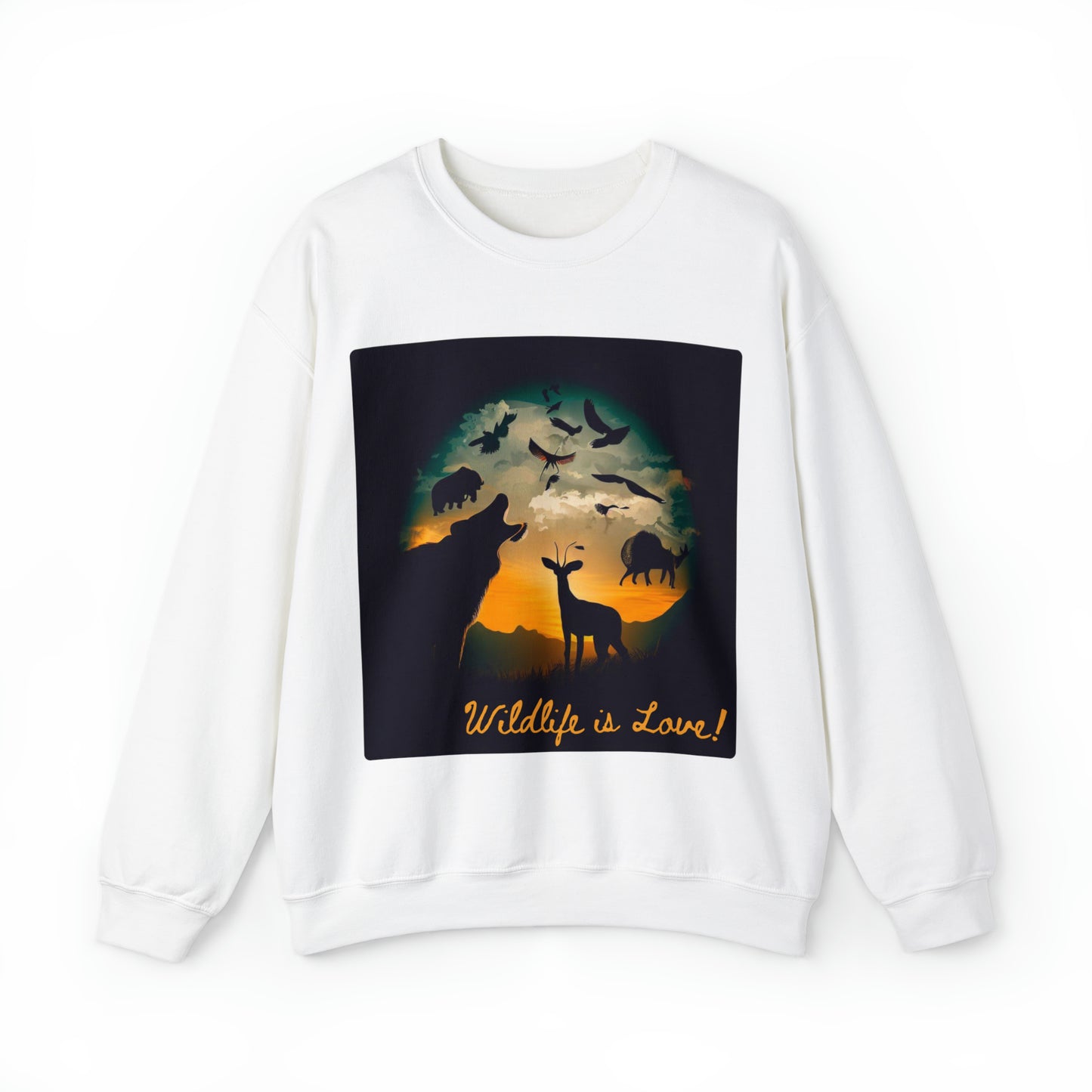 Nature's Companions Sweatshirt | Wildlife Lover Unisex Sweatshirt