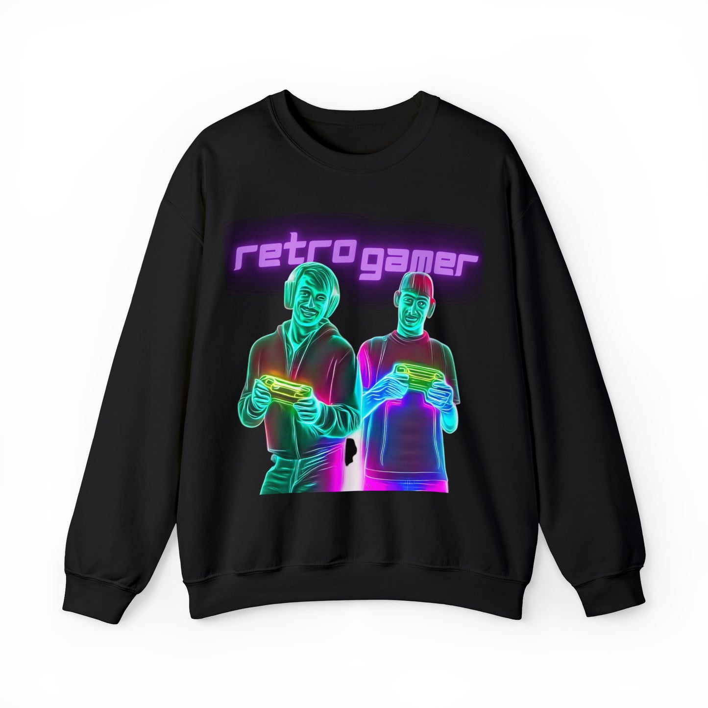 Vintage Gaming Vibes Sweatshirt | Retro Gamer Unisex Sweatshirt