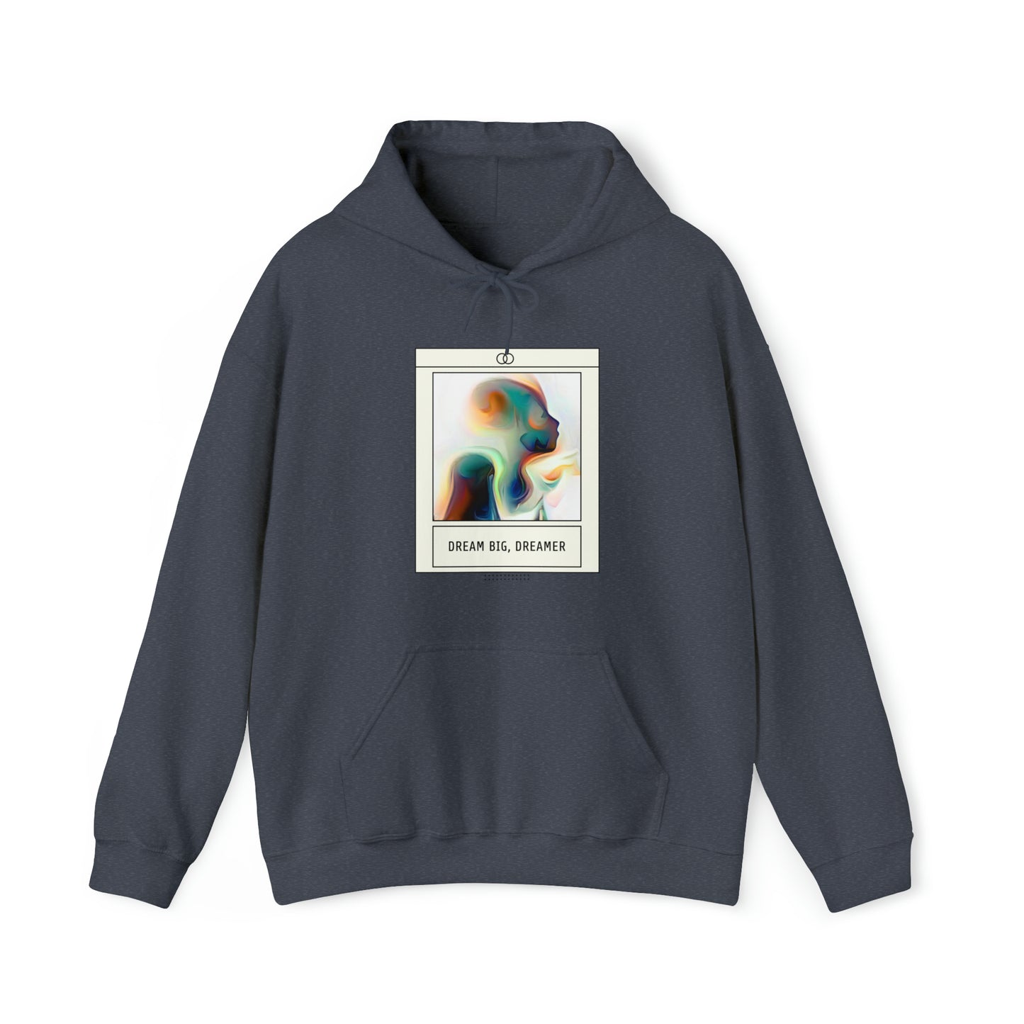 Vivid Reverie: Abstract Dreamer Unisex Hoodie with Vibrant Shapes | Artistic Vision Hoodies