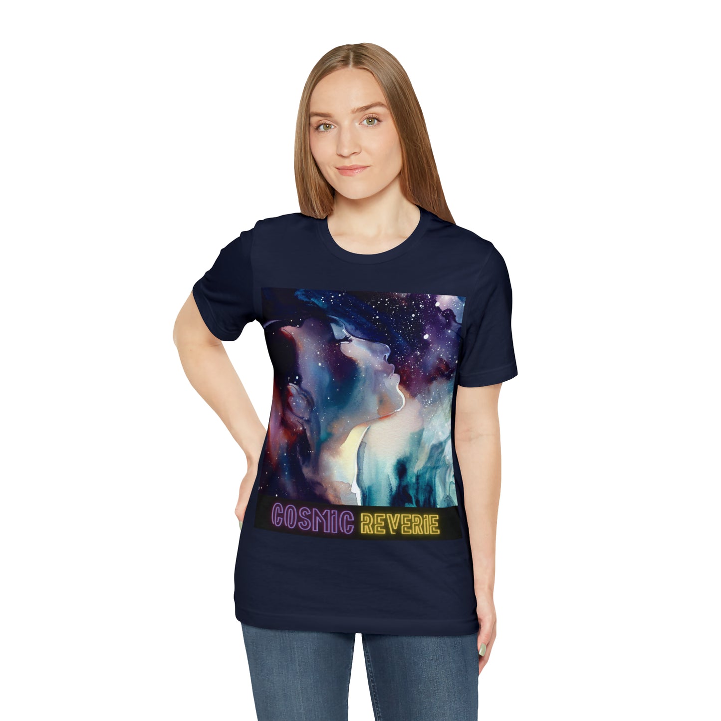 Cosmic Reverie: Galactic Dreamer Unisex Tee | Starry Journeys T-Shirts