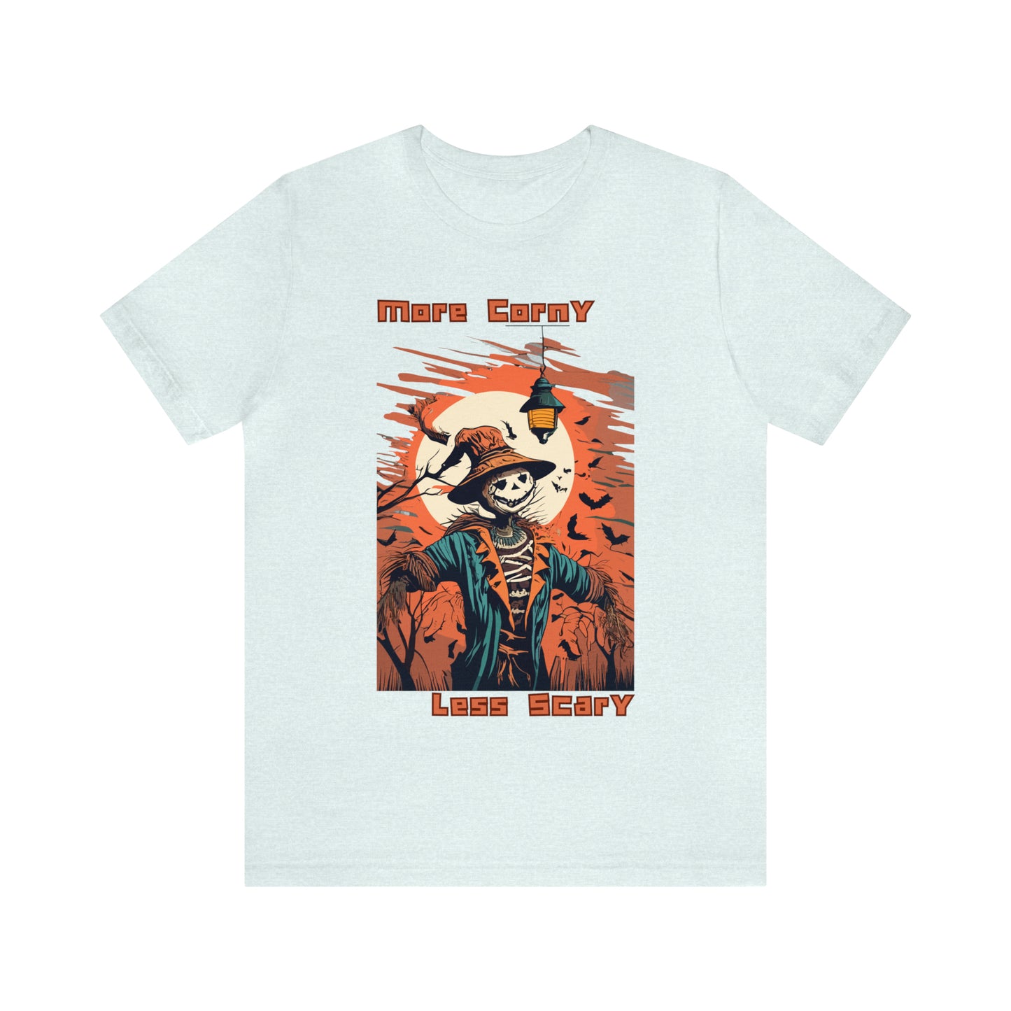 Unsettling Sinister Scarecrow: Modern Art T-Shirt | Halloween Vibes Tee