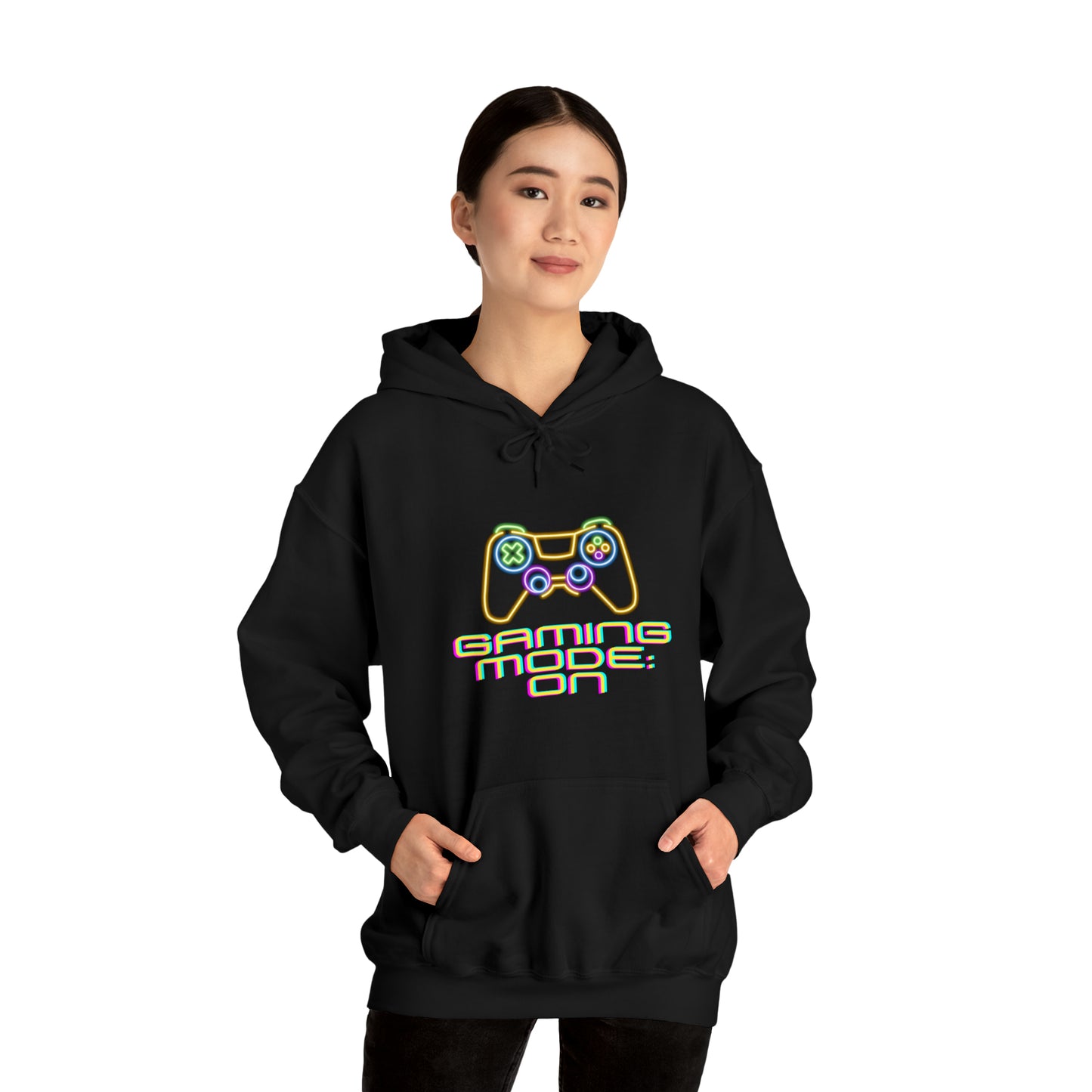 Pixel Power Activated: Gaming Mode ON Hoodie | Level Up Hoodies