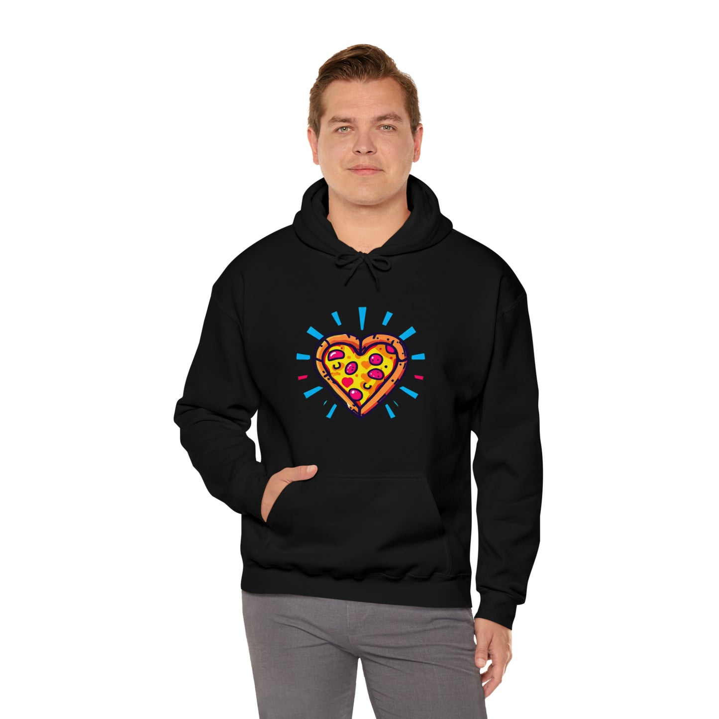 Slice of Love: Pizza My Heart Unisex Hoodie | Pizza Passion Hoodies