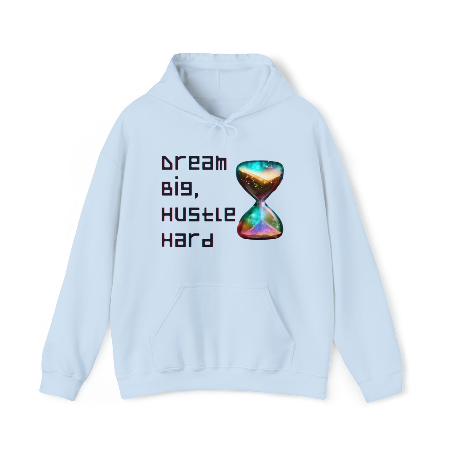 Achieve and Conquer: Dream Big, Hustle Hard Unisex Hoodie | Success Journey Hoodies