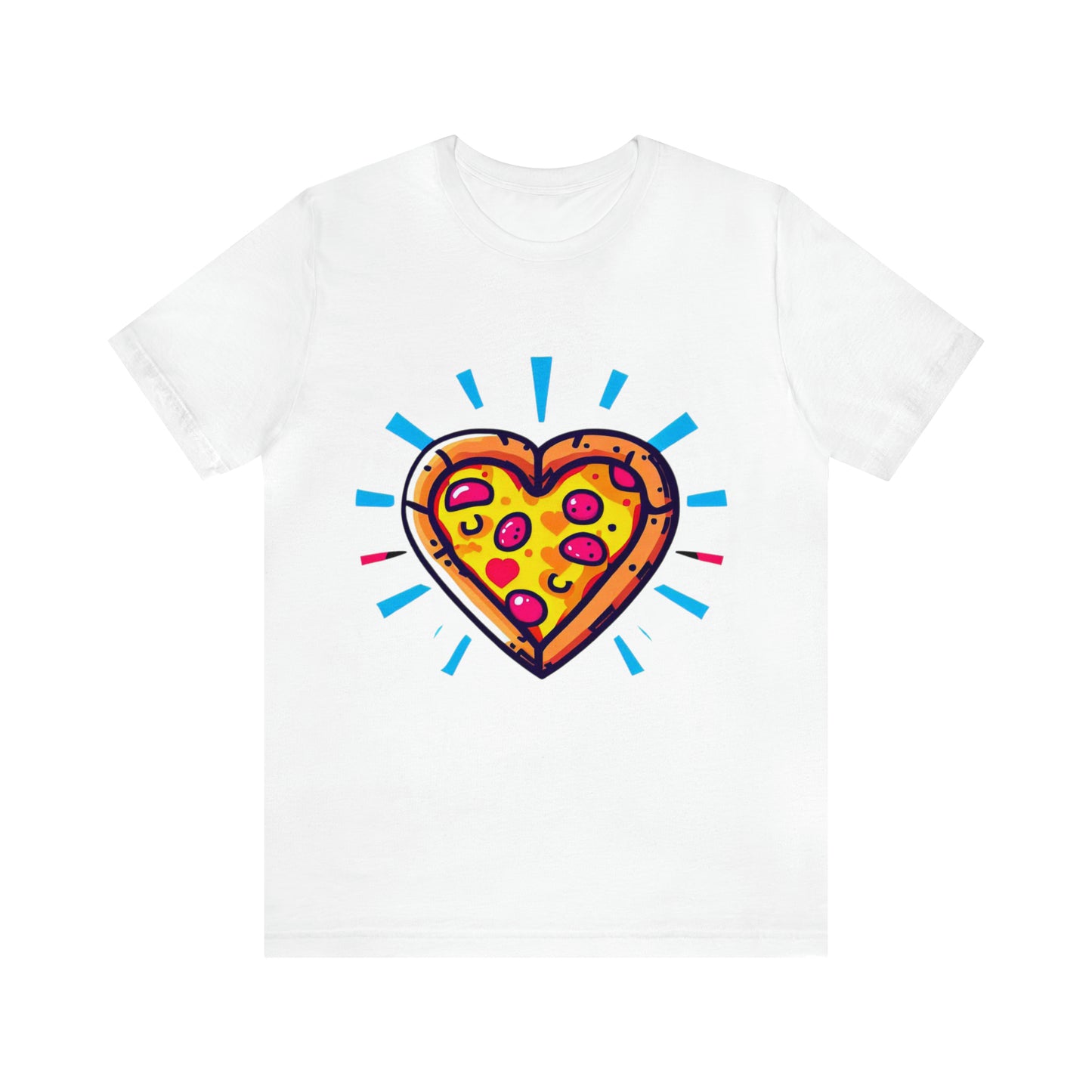 Slice of Love: Pizza My Heart Unisex Tee | Pizza Passion T-Shirts