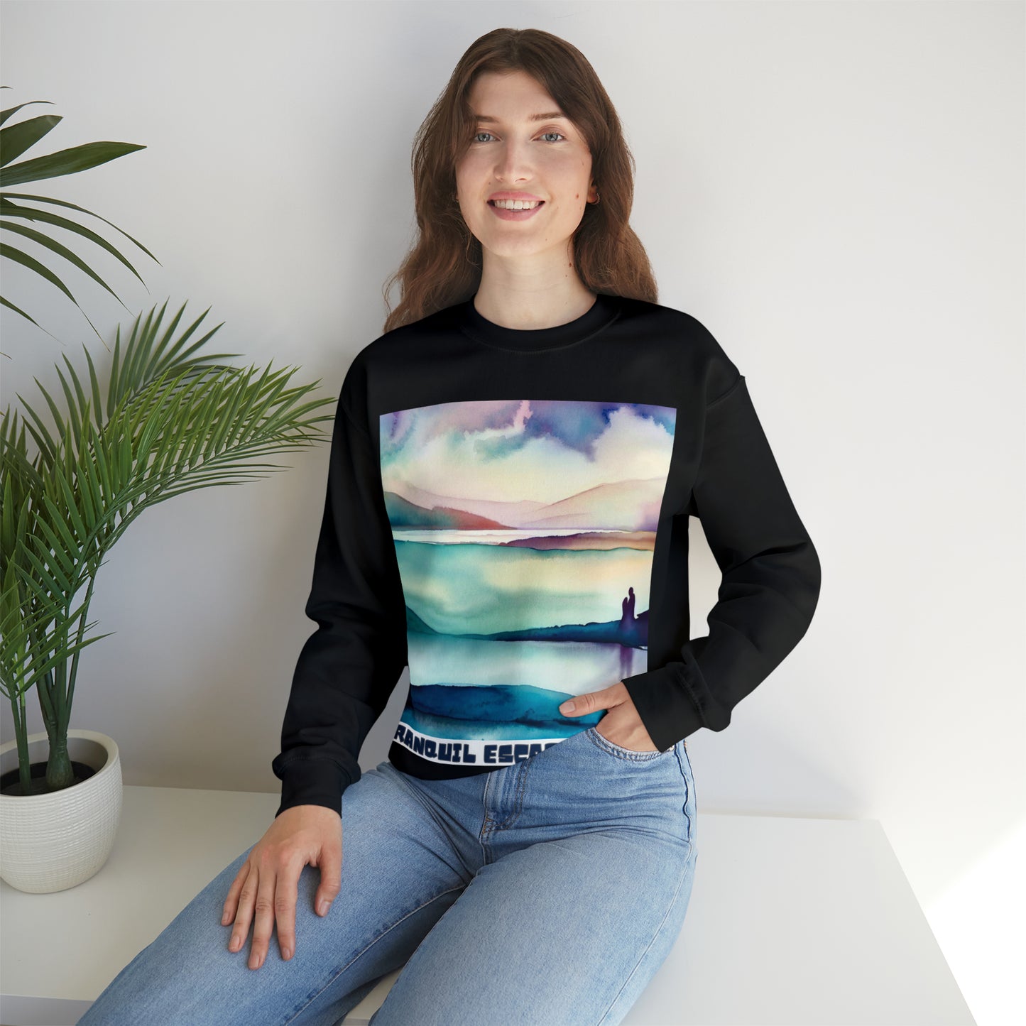 Tranquil Escapes Sweatshirt | Serenity Seeker Unisex Sweatshirt