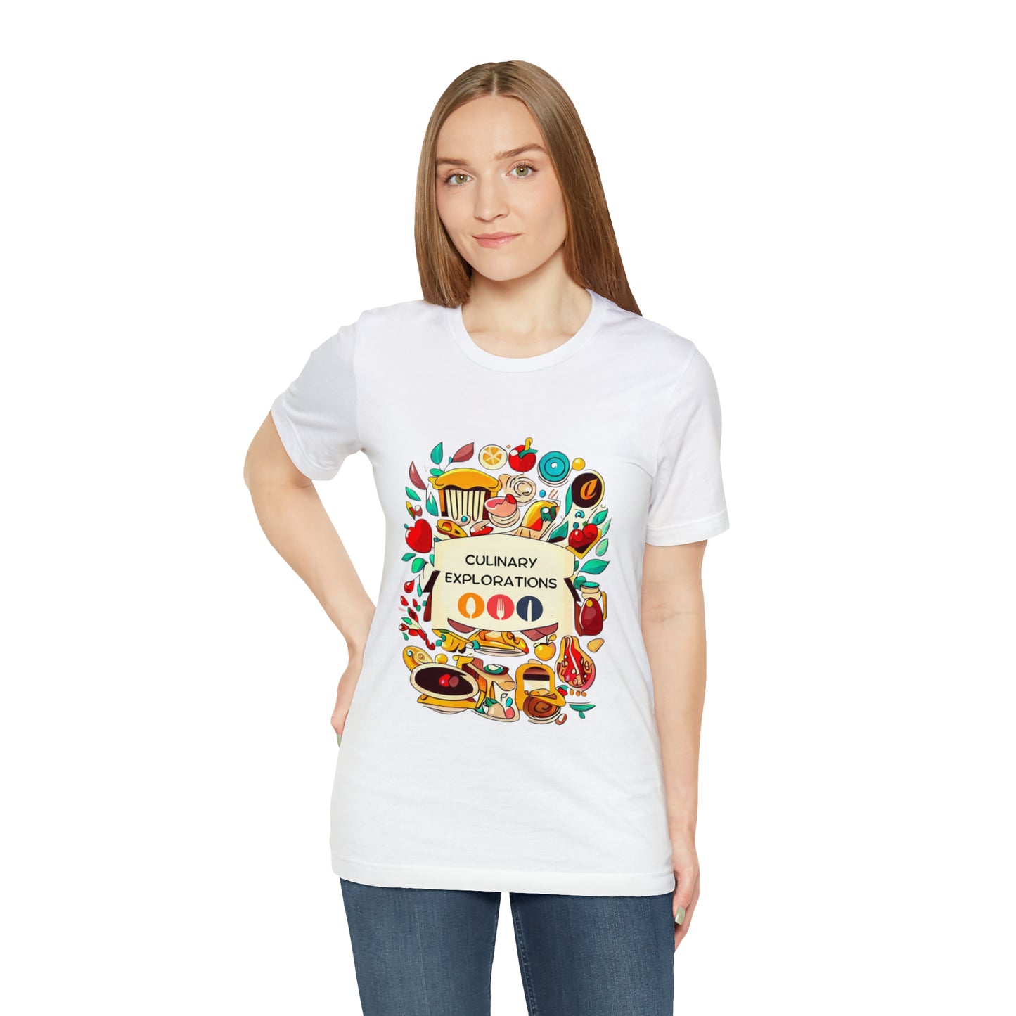 Culinary Explorations: Foodie Adventures Unisex Tee | Gourmet Journeys T-Shirts