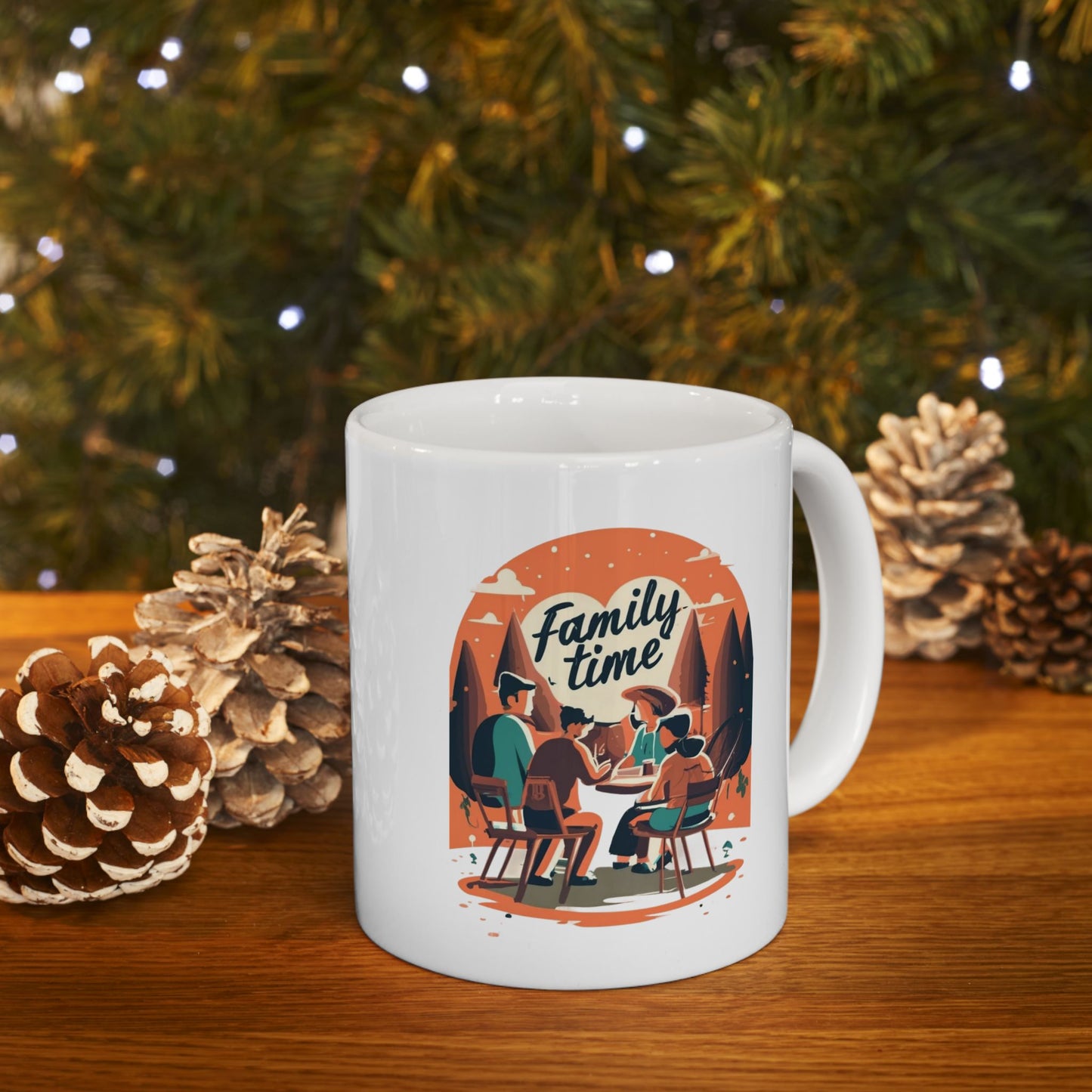 Family Gathered: Thanksgiving Memories Mug | Heartwarming Traditions Mugs by Be Like No One (BLN1) - The Store