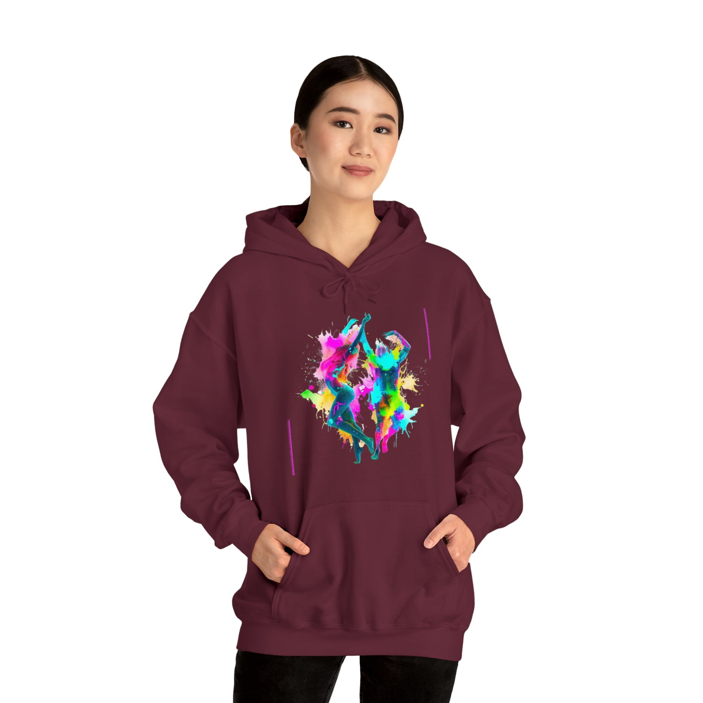 Artistic Anarchy: Creative Chaos Unisex Hoodie | Colorful Chaos Hoodies