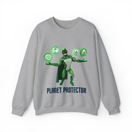 Earth's Guardian Sweatshirt | Sustainable Superhero Unisex Sweatshirt