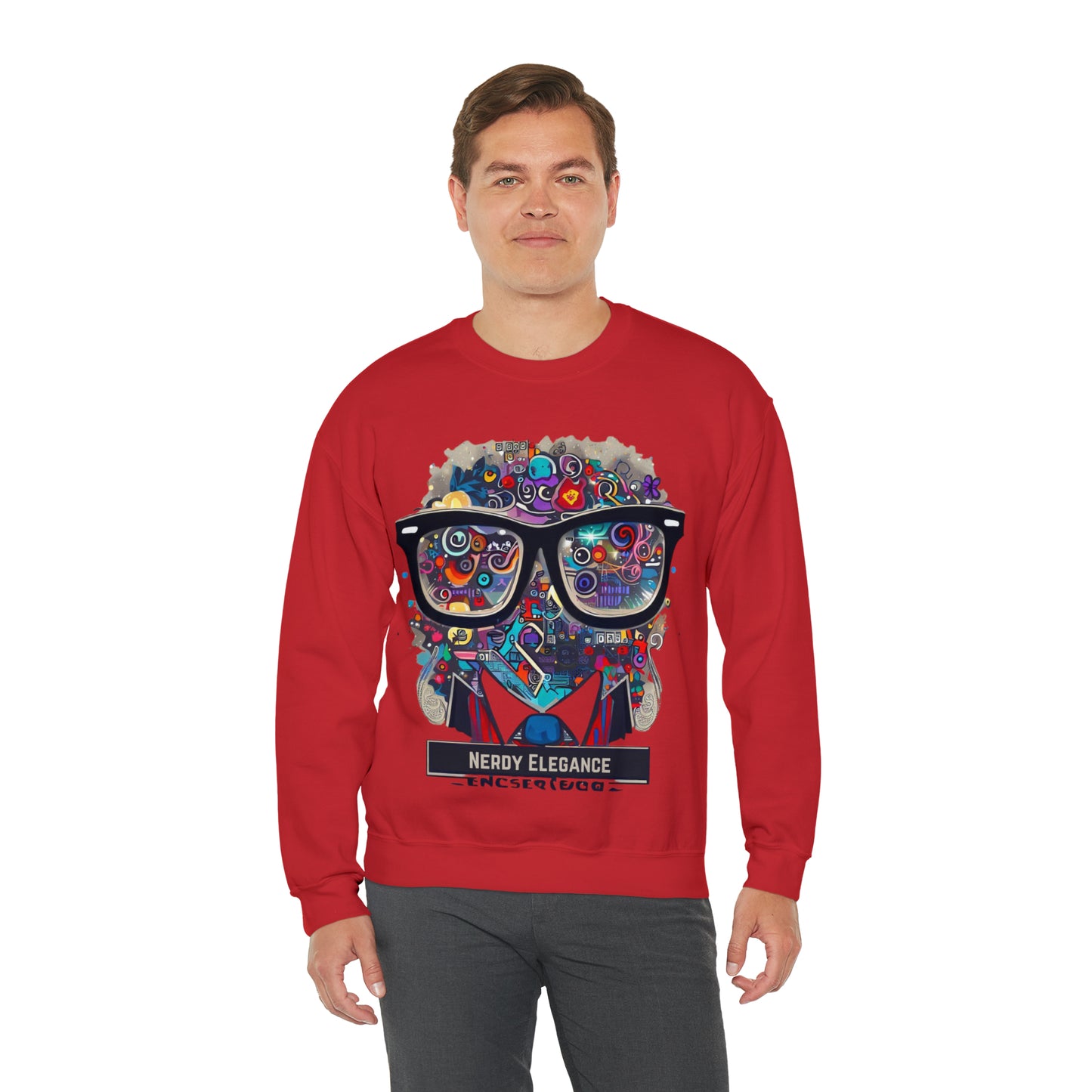 Nerd Elegance Sweatshirt | Geek Icon Unisex Sweatshirt