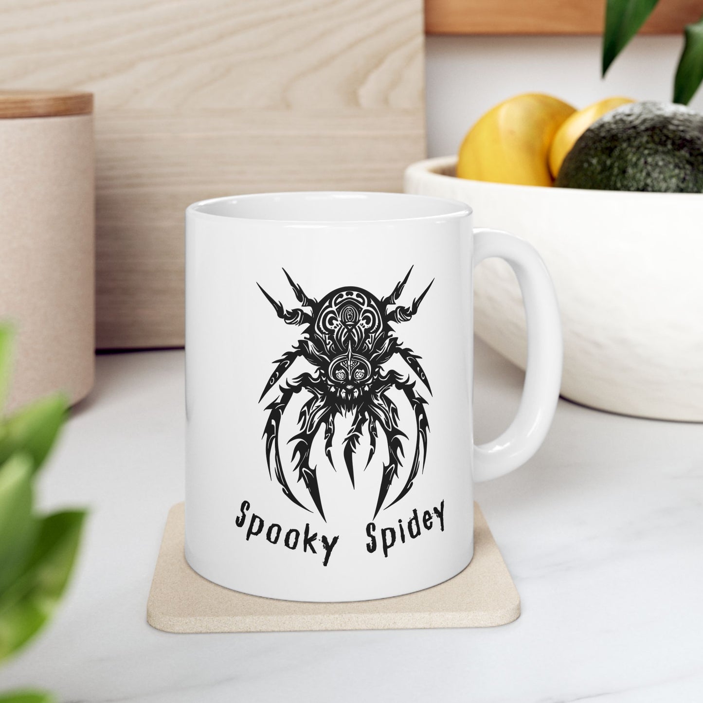 Spooky Spider Mug, Be Like No One (BLN1) Mugs, Ceramic Mug 11oz