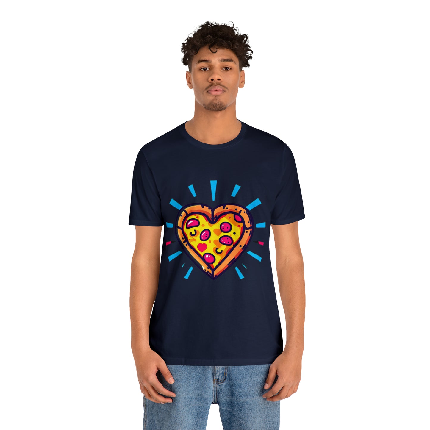 Slice of Love: Pizza My Heart Unisex Tee | Pizza Passion T-Shirts