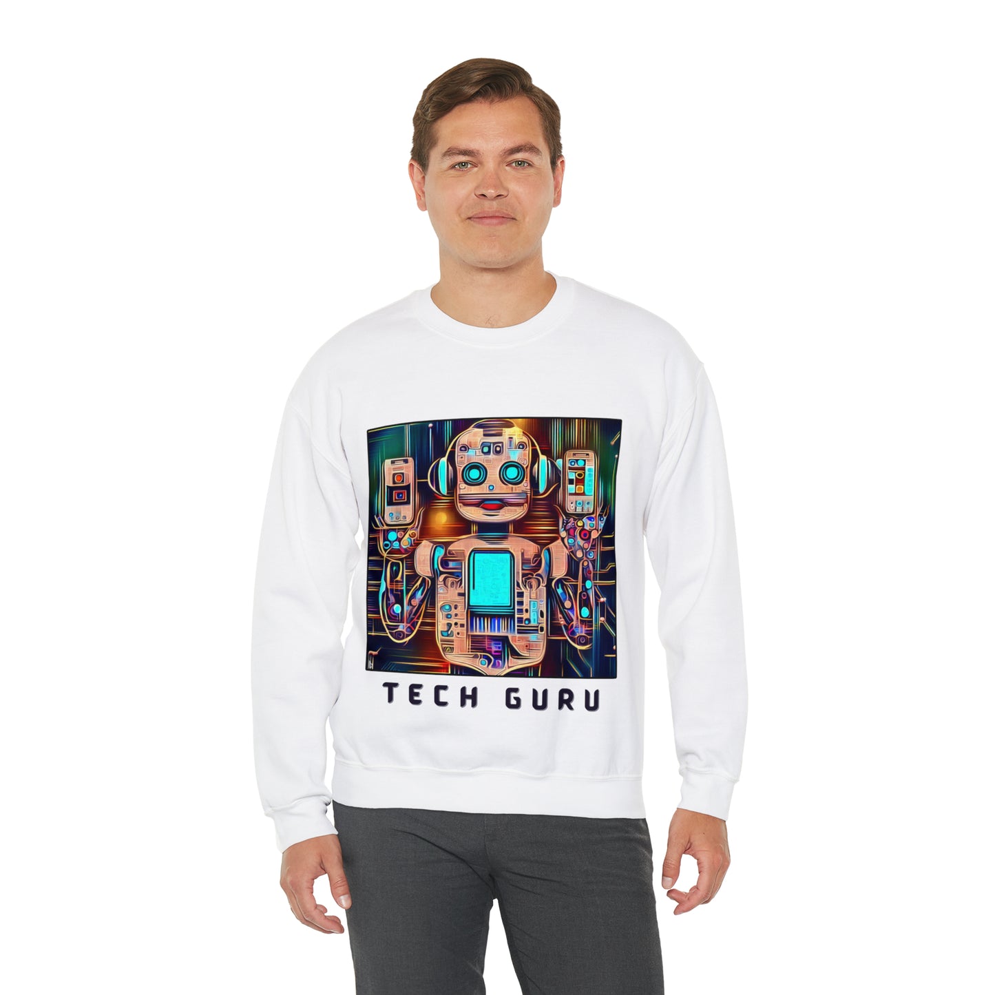 Digital Savvy Sweatshirt | Tech Guru Unisex Sweatshirt