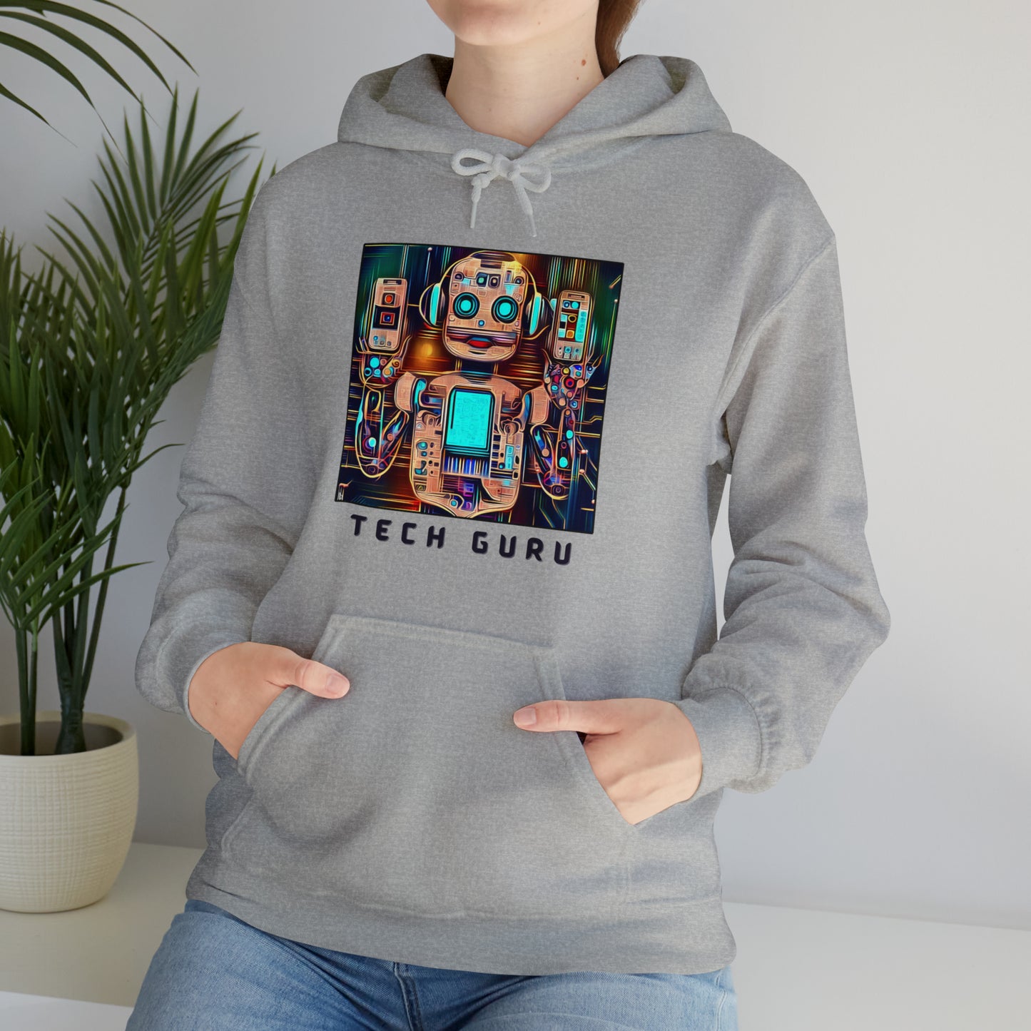 Digital Savvy: Tech Guru Unisex Hoodie | Electronics Enthusiast Hoodies