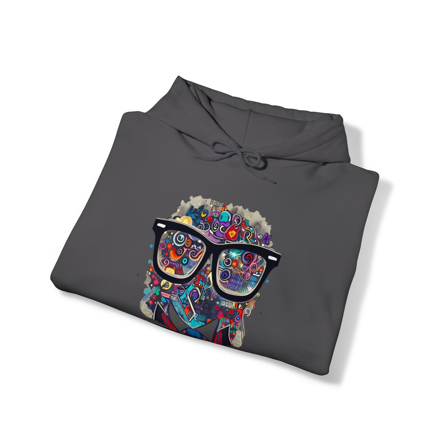 Nerd Elegance: Geek Chic Unisex Hoodie with Assorted Icon | Smart Style Hoodies