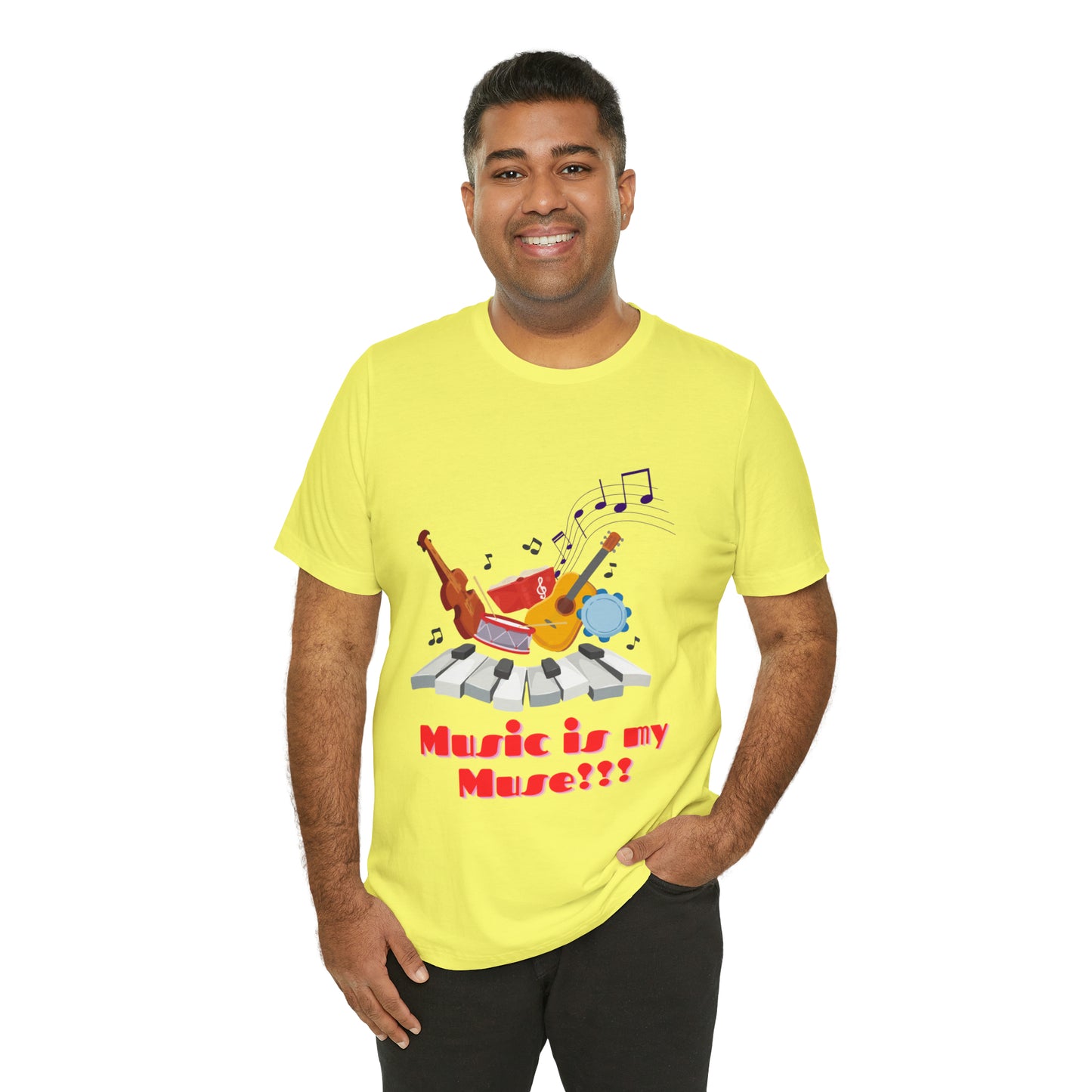 Harmonious Inspiration: Music is my Muse Unisex Tee | Melodic Magic T-Shirts