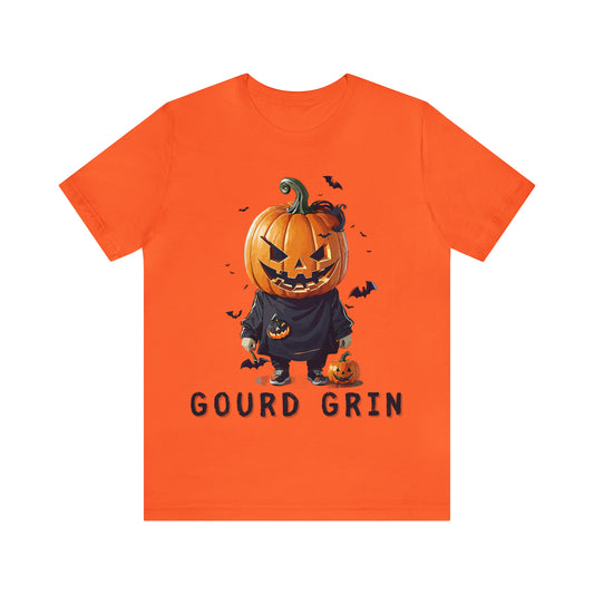 Playful Jack-o'-Lantern Watercolor: Softly Lit Halloween Tee | Halloween Vibes Tee