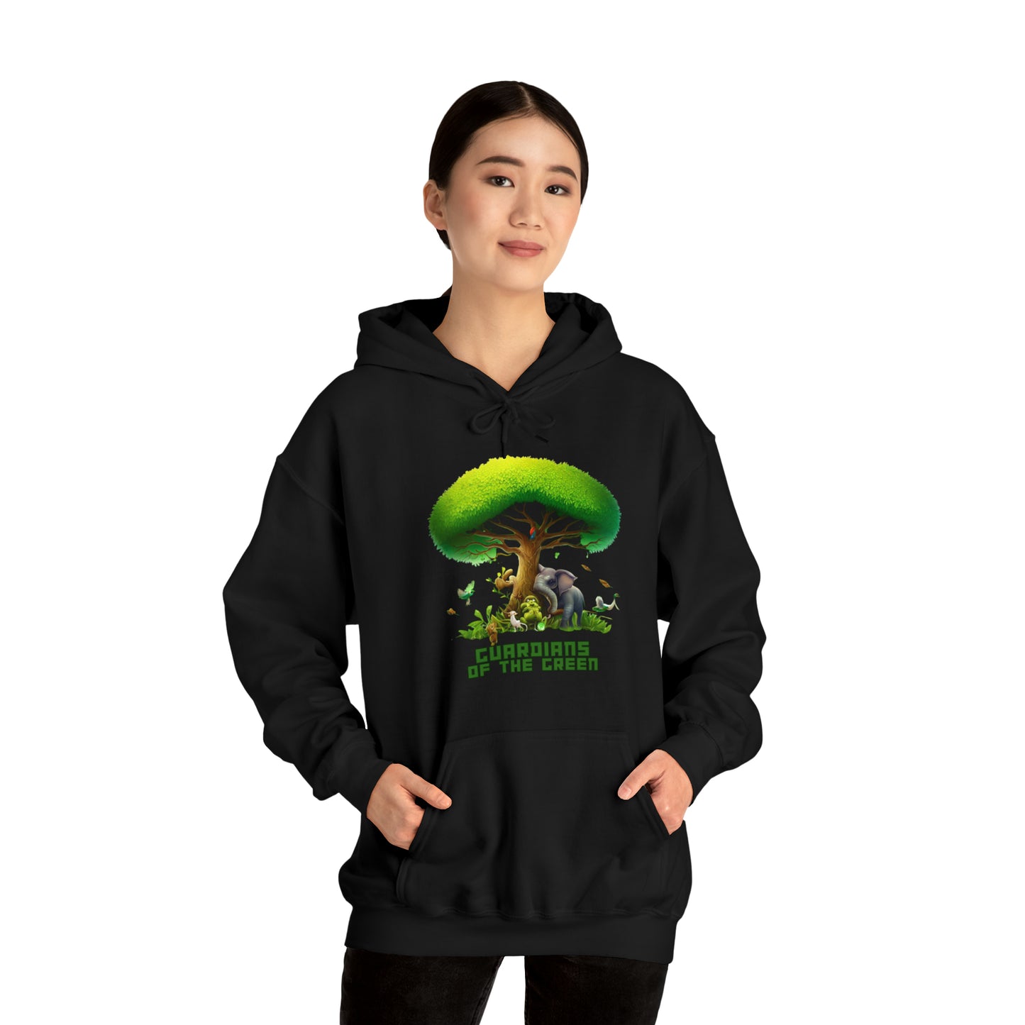 Guardians of the Green: Nature Nurturer Unisex Hoodie | Wildlife Harmony Hoodies