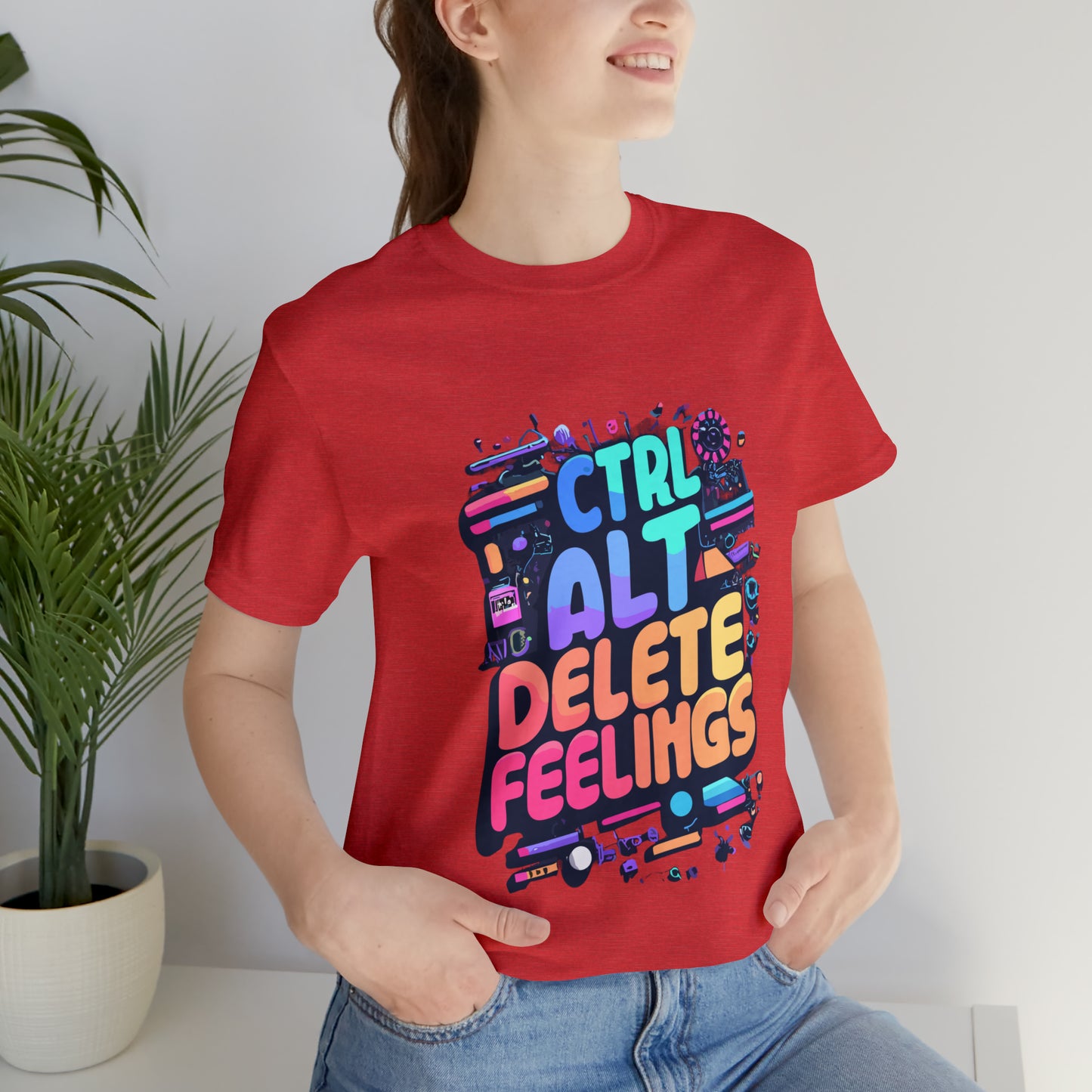 Ctrl+Alt+Delete Feelings: Embrace Emojis on This Tee! | Be Like No One(BLN1) T-Shirts