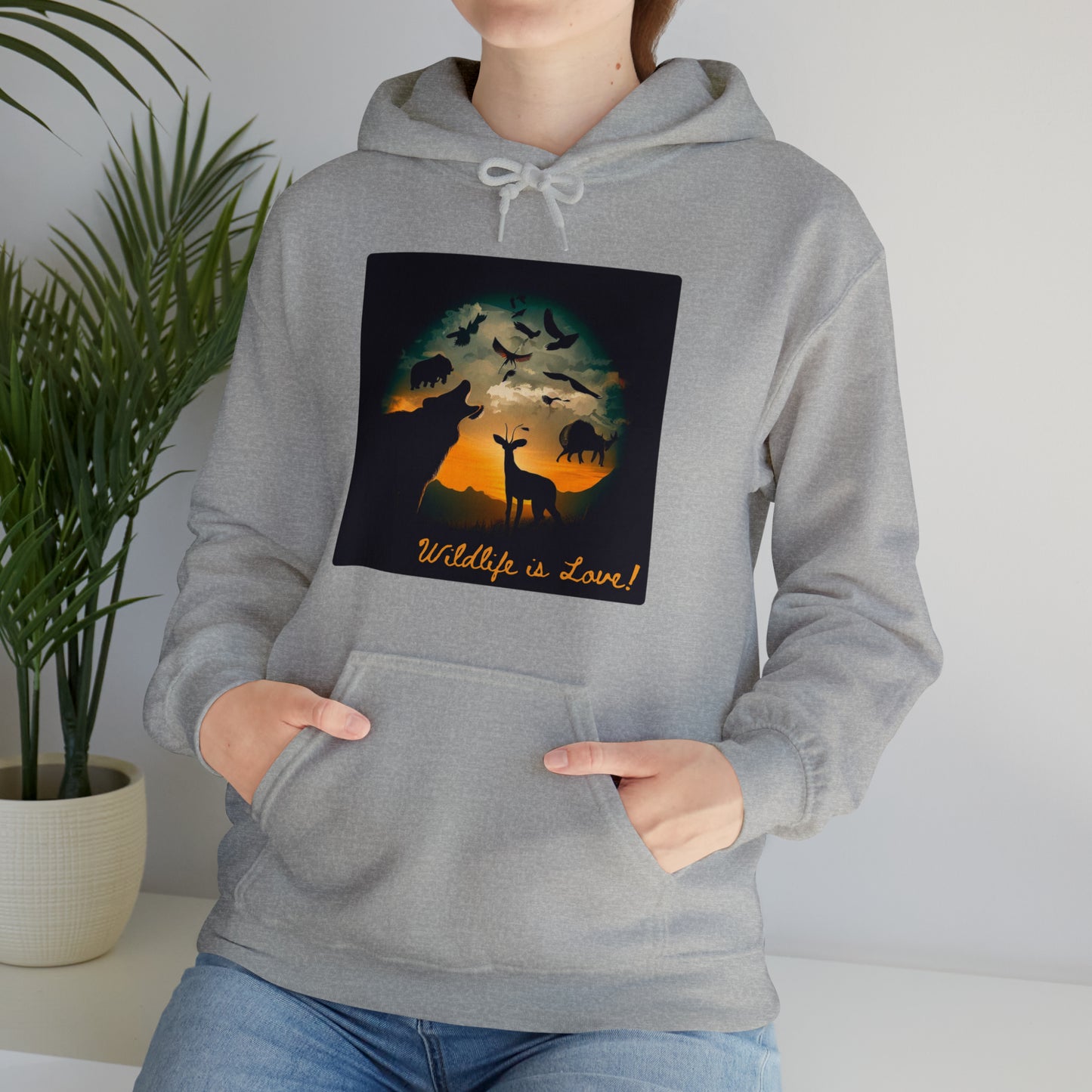 Nature's Companions: Wildlife Lover Unisex Hoodie | Creature Enthusiast Hoodies