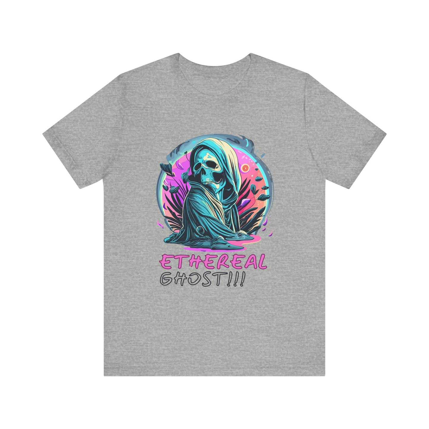 Ghostly Apparition: Abstract Haunting T-Shirt | Ethereal Glow | Halloween Vibes Tee