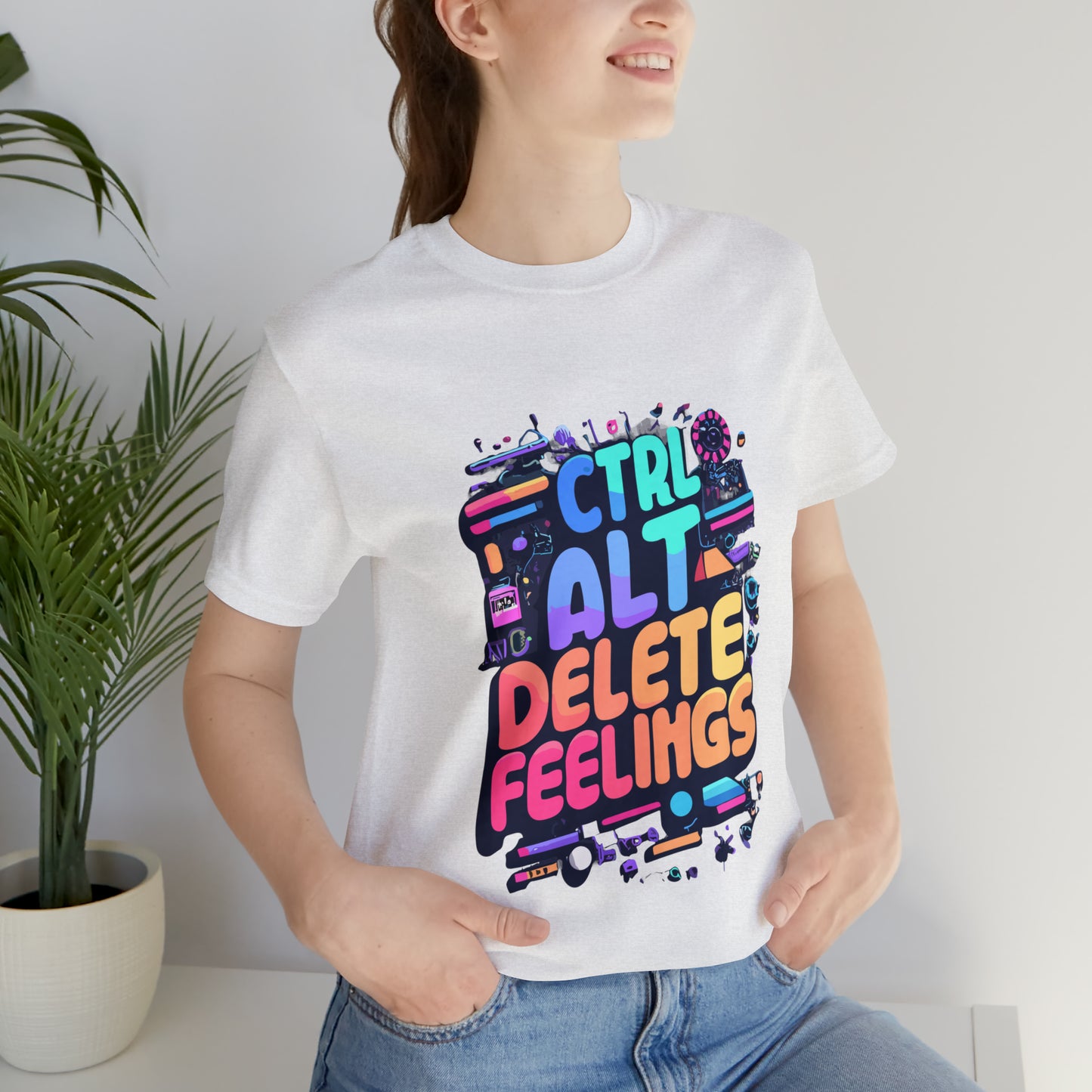 Ctrl+Alt+Delete Feelings: Embrace Emojis on This Tee! | Be Like No One(BLN1) T-Shirts