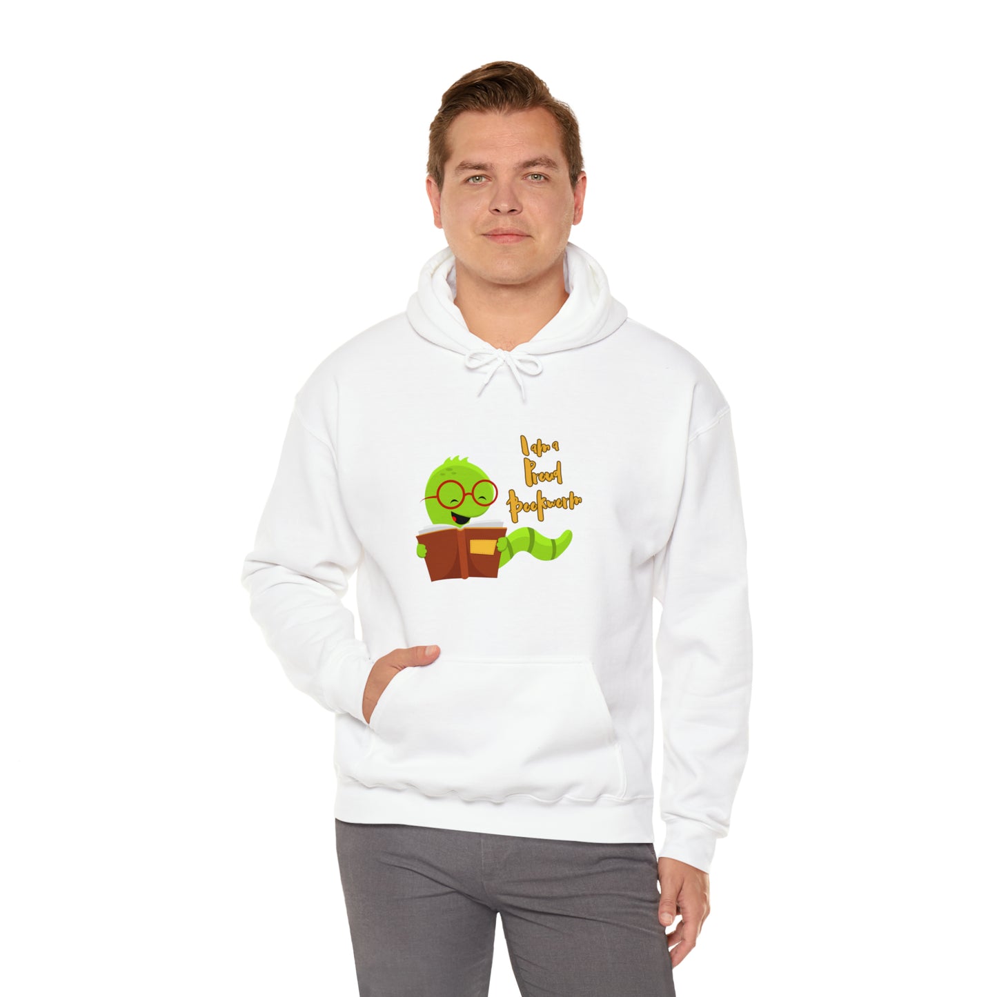 Literary Passion Unleashed: Bookworm & Proud Hoodie | Literary Passion Unleashed Unisex Hoodies