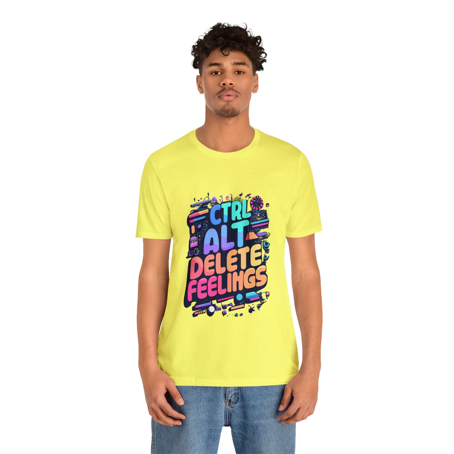 Ctrl+Alt+Delete Feelings: Embrace Emojis on This Tee! | Be Like No One(BLN1) T-Shirts