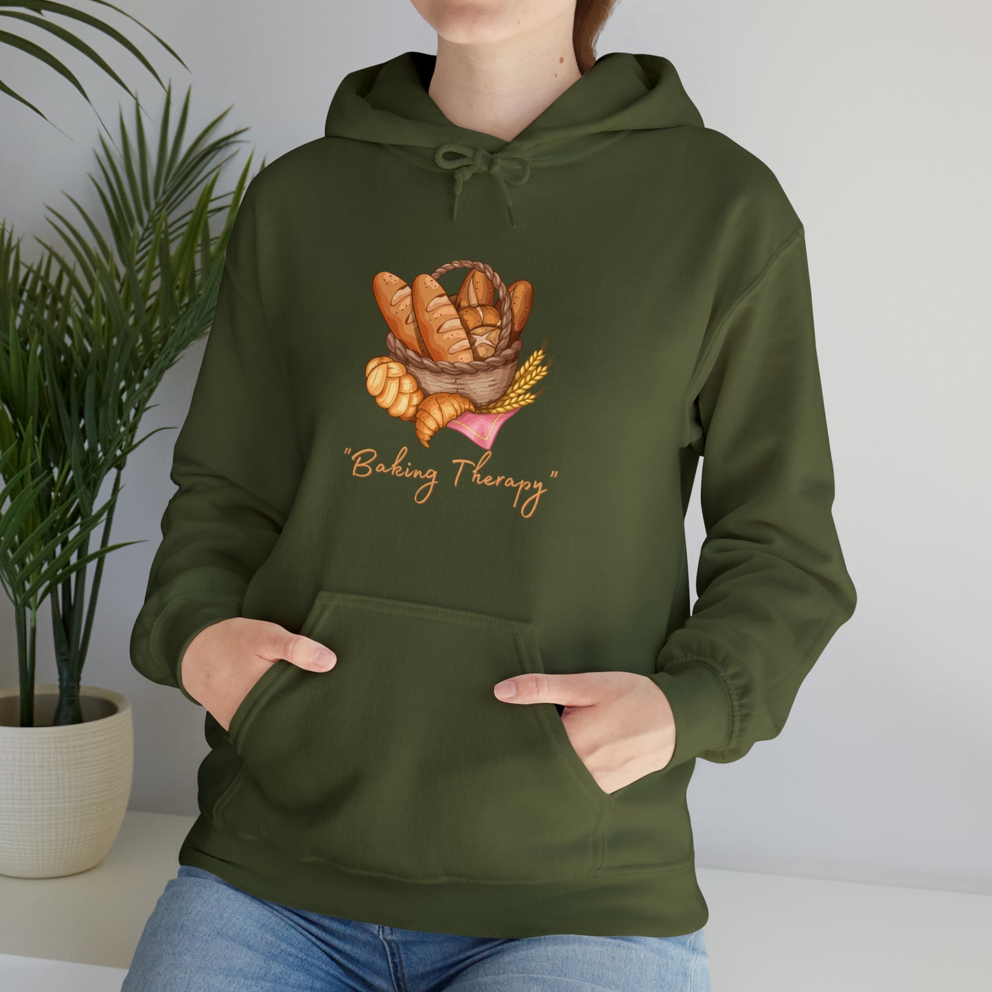 Baking Therapy Unleashed: Bake Away Stress Hoodie | Whisking Serenity Hoodies