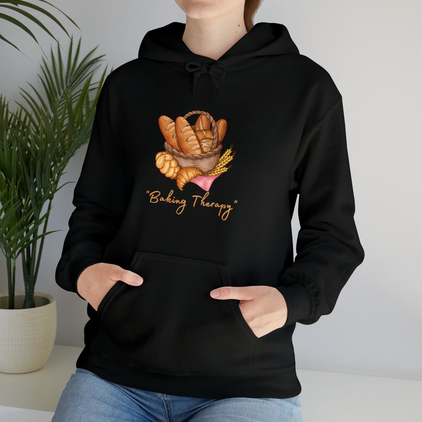 Baking Therapy Unleashed: Bake Away Stress Hoodie | Whisking Serenity Hoodies