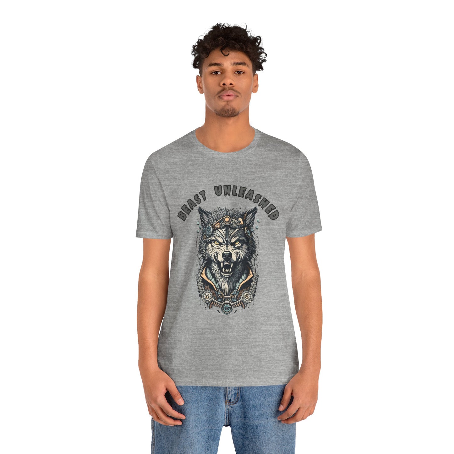 Dramatic Werewolf Transformation: Unleash the Beast T-Shirt | Halloween Vibes Tee