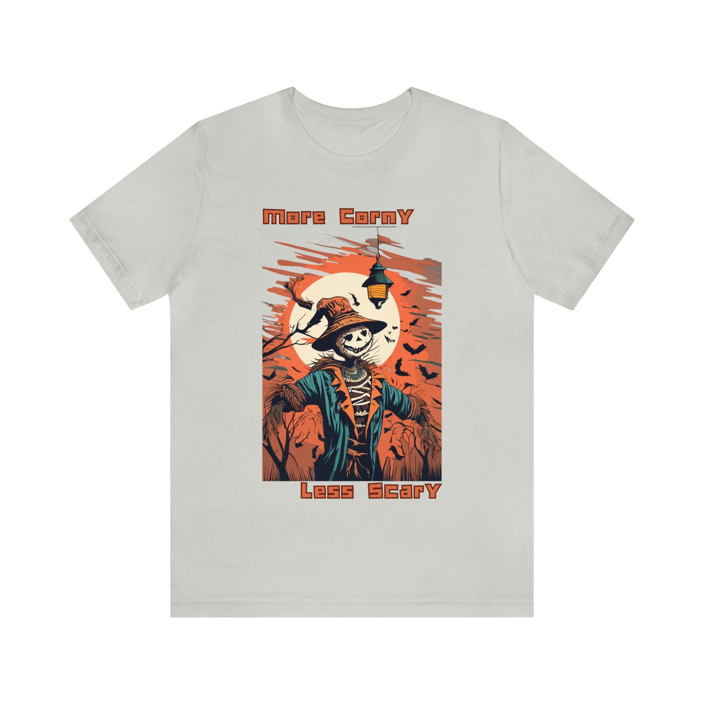 Unsettling Sinister Scarecrow: Modern Art T-Shirt | Halloween Vibes Tee