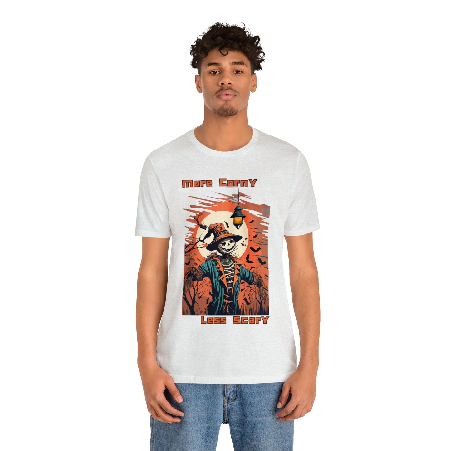 Unsettling Sinister Scarecrow: Modern Art T-Shirt | Halloween Vibes Tee