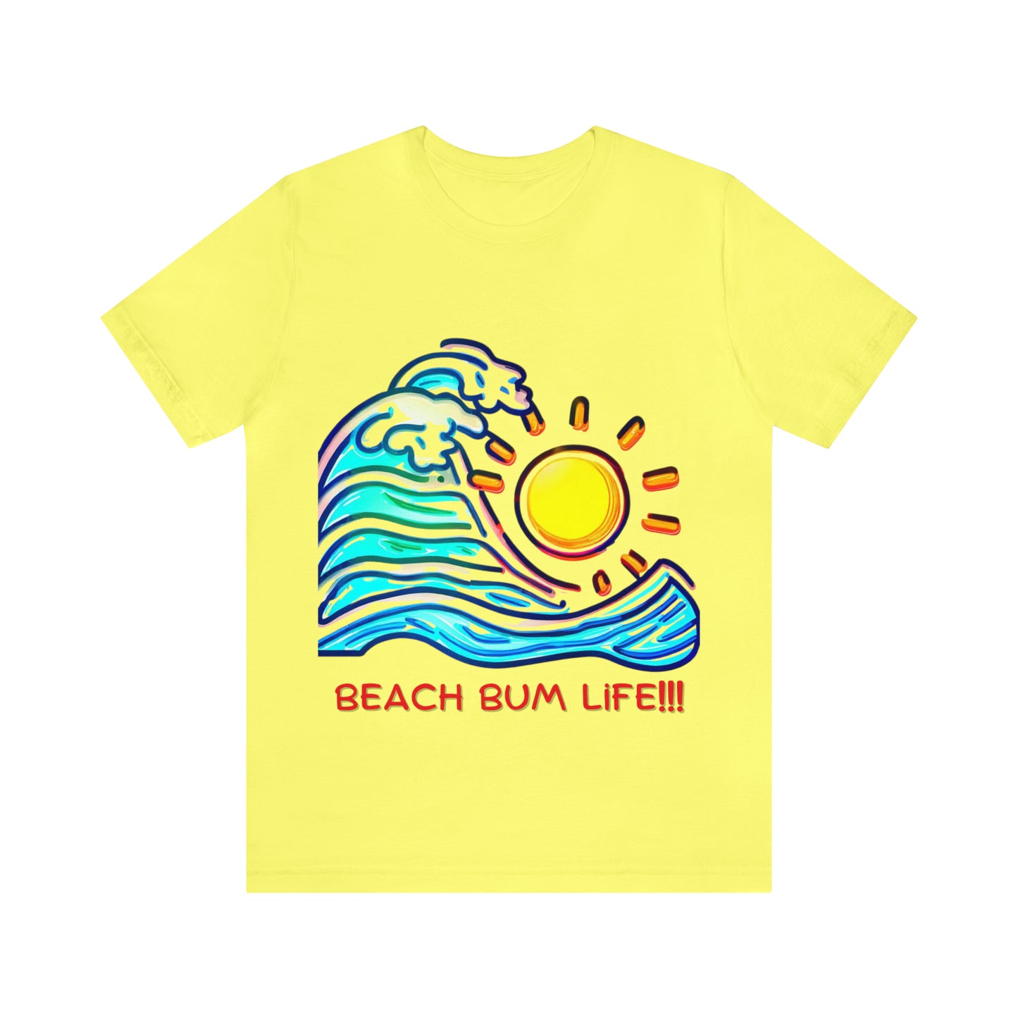 Seaside Serenity: Beach Bum Life Unisex Tee | Coastal Comfort T-Shirts