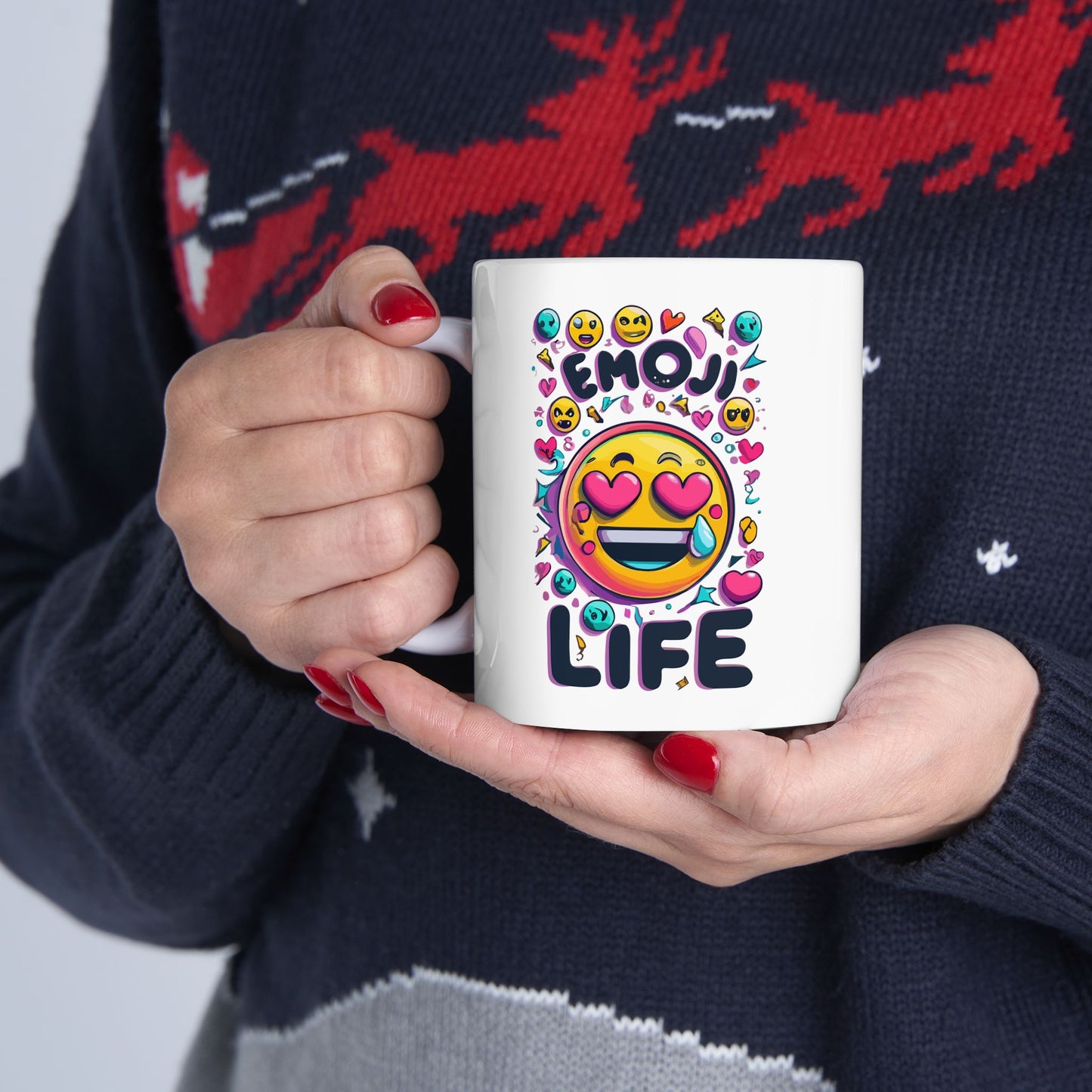 Emoji Life Mug, Be Like No One (BLN1) Mugs, Ceramic Mug 11oz