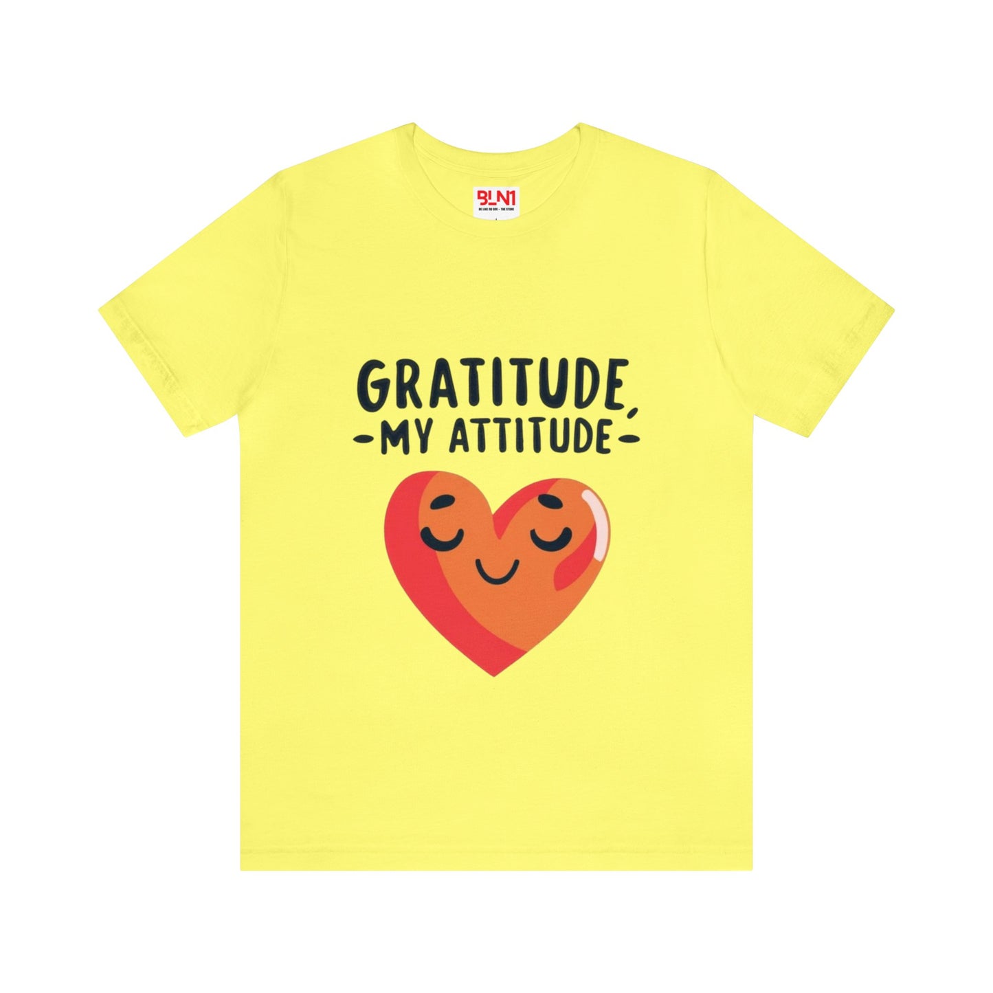 Gratitude Attitude: Thankful Hearts Unisex Tee | Serene Thanksgiving T-Shirts by Be Like No One (BLN1) - The Store