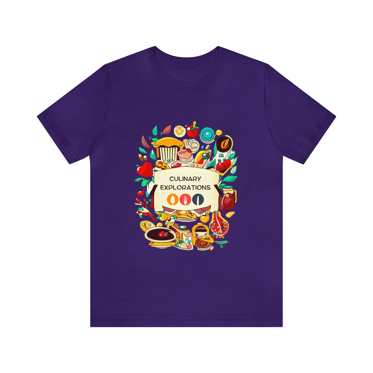 Culinary Explorations: Foodie Adventures Unisex Tee | Gourmet Journeys T-Shirts