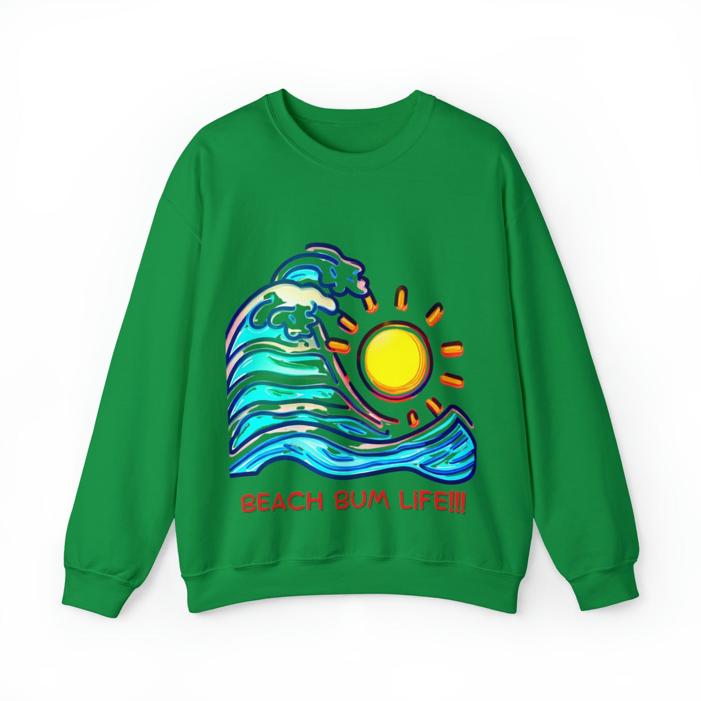 Seaside Serenity Sweatshirt | Beach Bum Life Unisex Sweatshirt