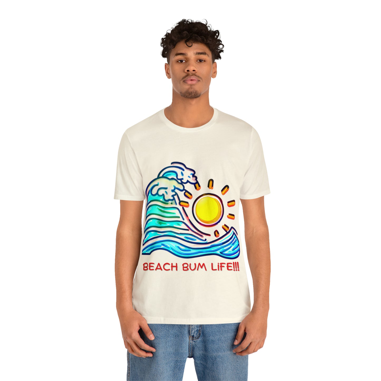 Seaside Serenity: Beach Bum Life Unisex Tee | Coastal Comfort T-Shirts