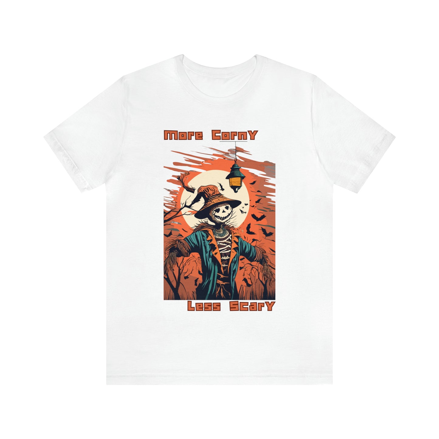 Unsettling Sinister Scarecrow: Modern Art T-Shirt | Halloween Vibes Tee