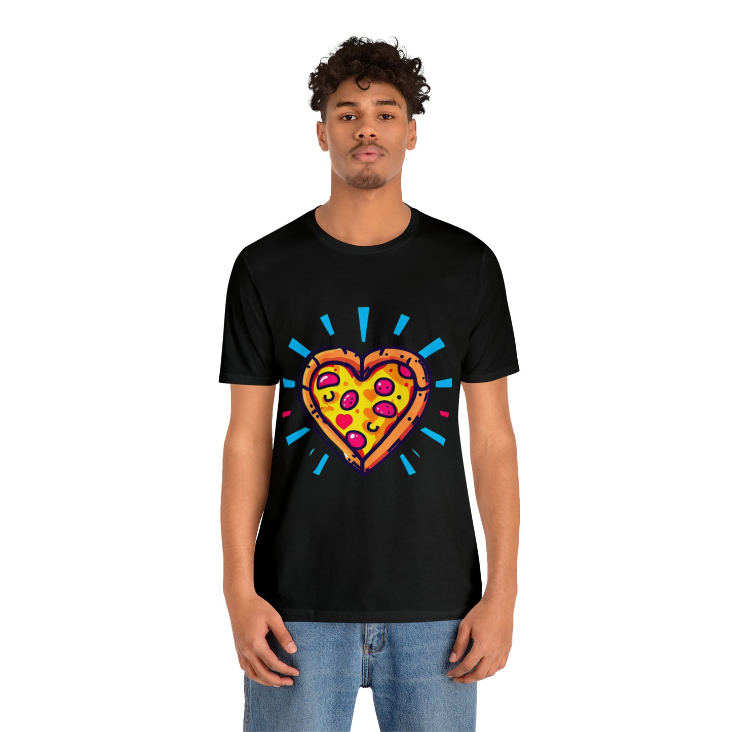 Slice of Love: Pizza My Heart Unisex Tee | Pizza Passion T-Shirts