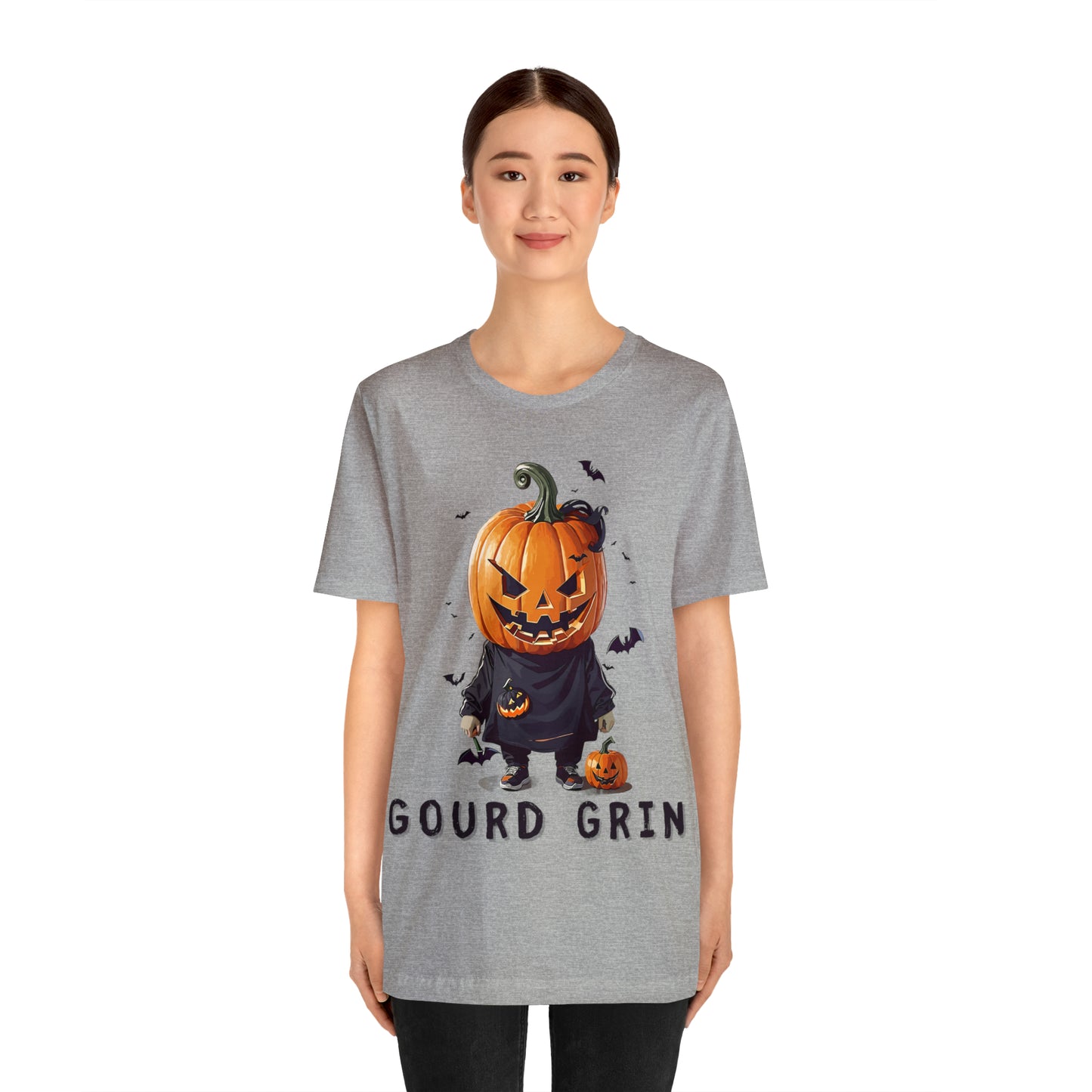 Playful Jack-o'-Lantern Watercolor: Softly Lit Halloween Tee | Halloween Vibes Tee