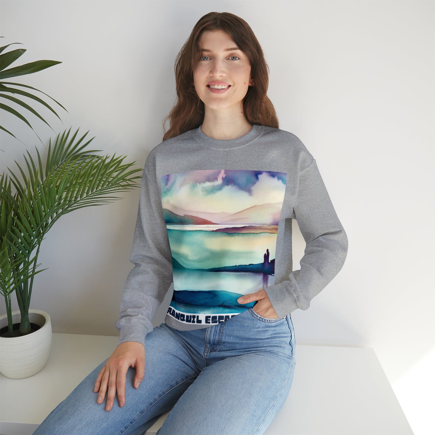 Tranquil Escapes Sweatshirt | Serenity Seeker Unisex Sweatshirt