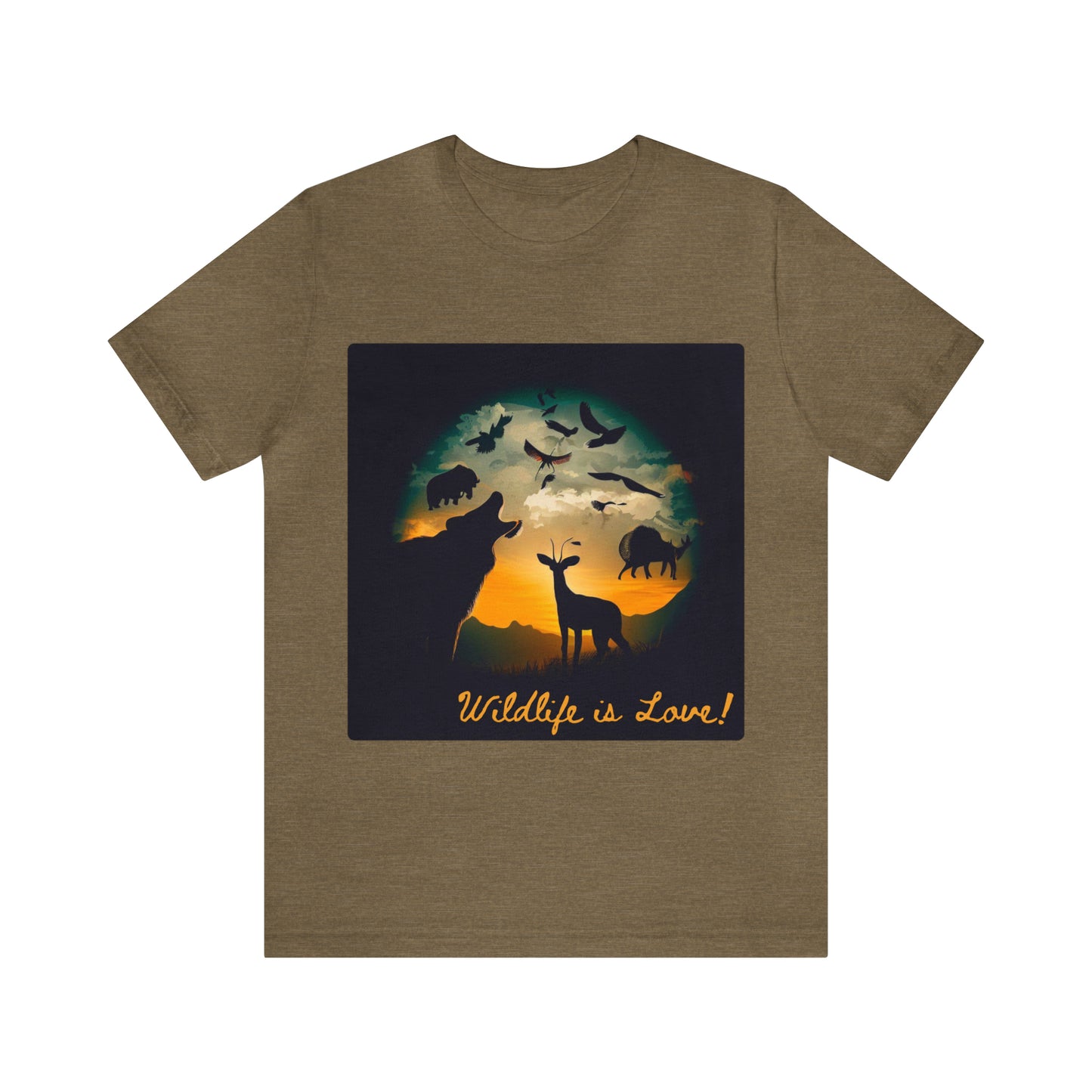 Nature's Companions: Wildlife Lover Unisex Tee | Creature Enthusiast T-Shirts