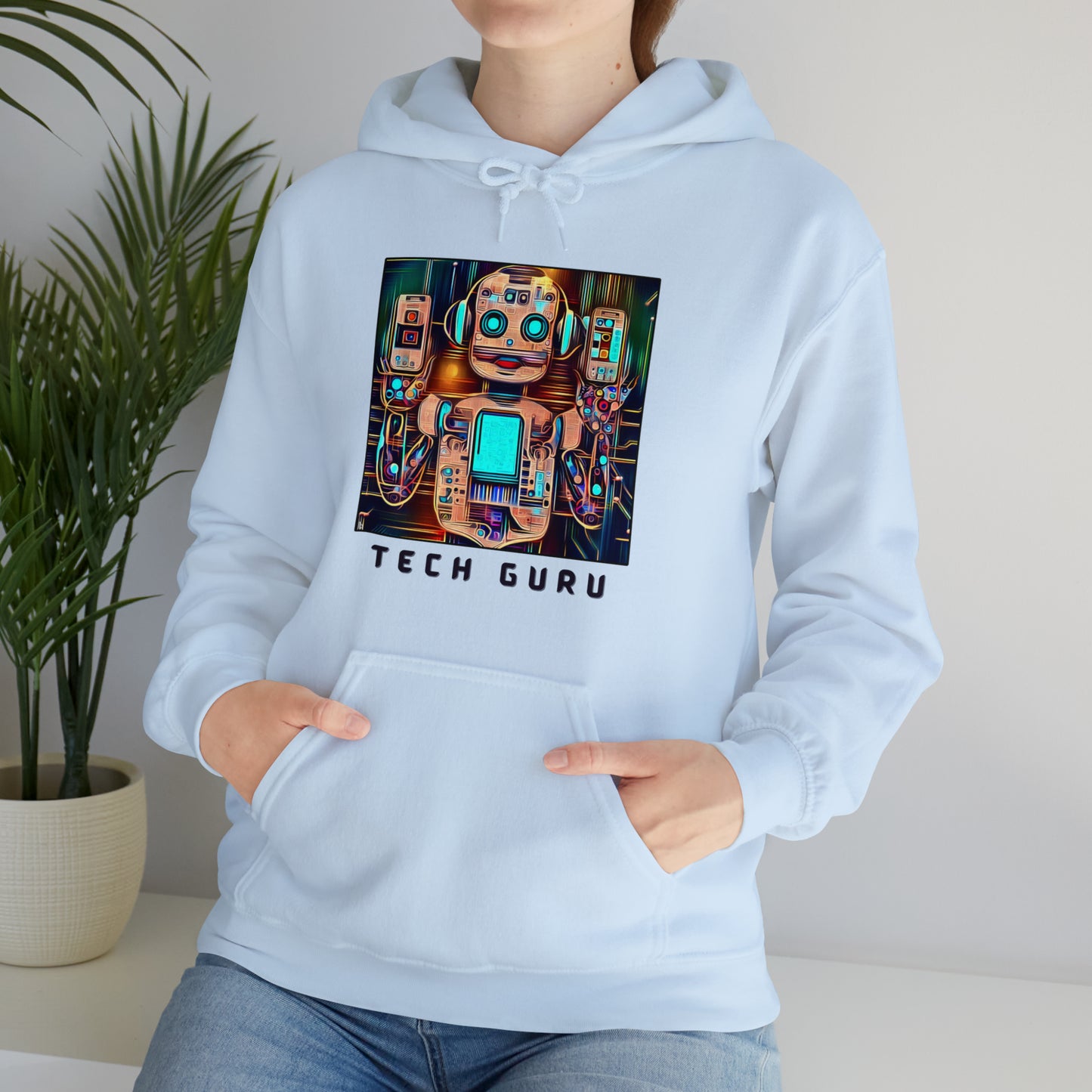 Digital Savvy: Tech Guru Unisex Hoodie | Electronics Enthusiast Hoodies