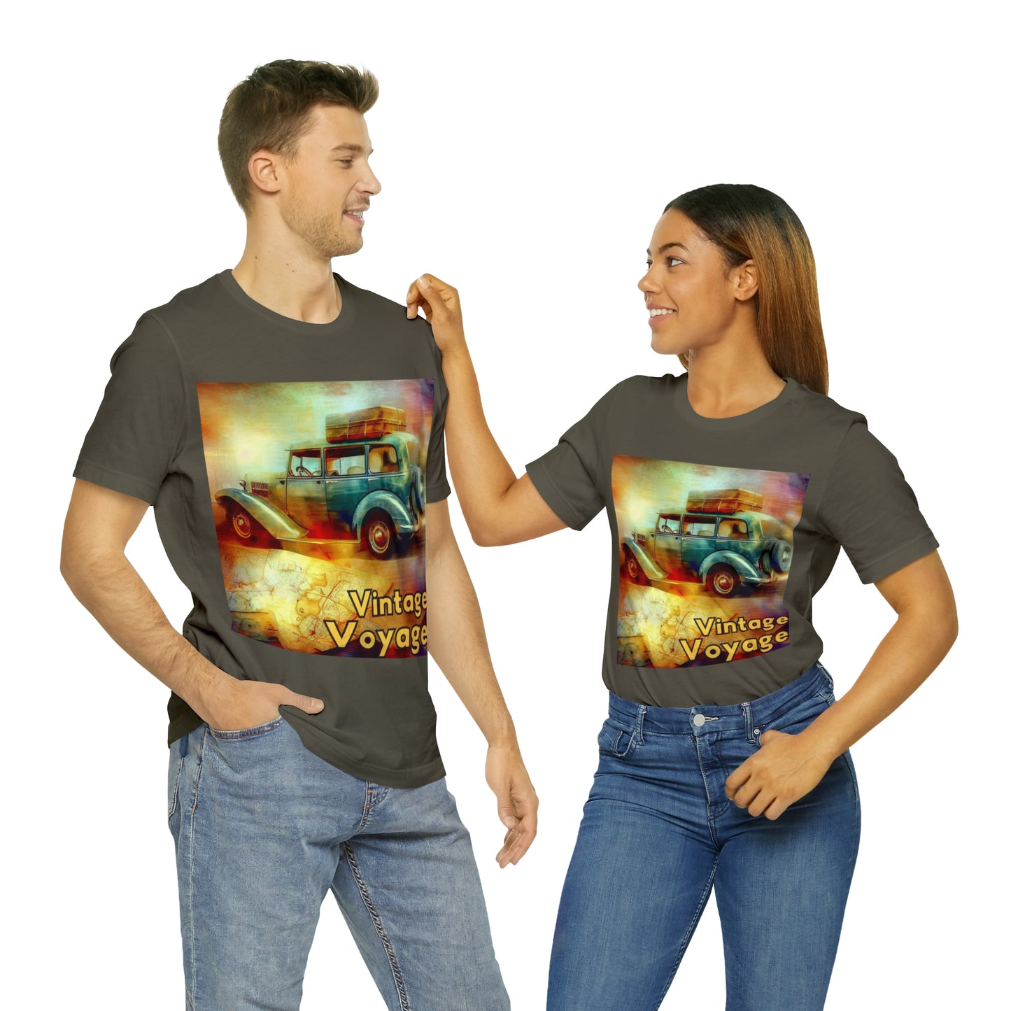 Vintage Voyage: Retro Roadtrip Unisex Tee | Classic Adventure T-Shirts