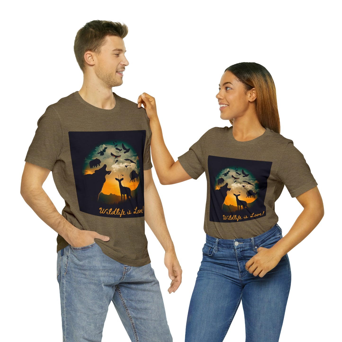 Nature's Companions: Wildlife Lover Unisex Tee | Creature Enthusiast T-Shirts