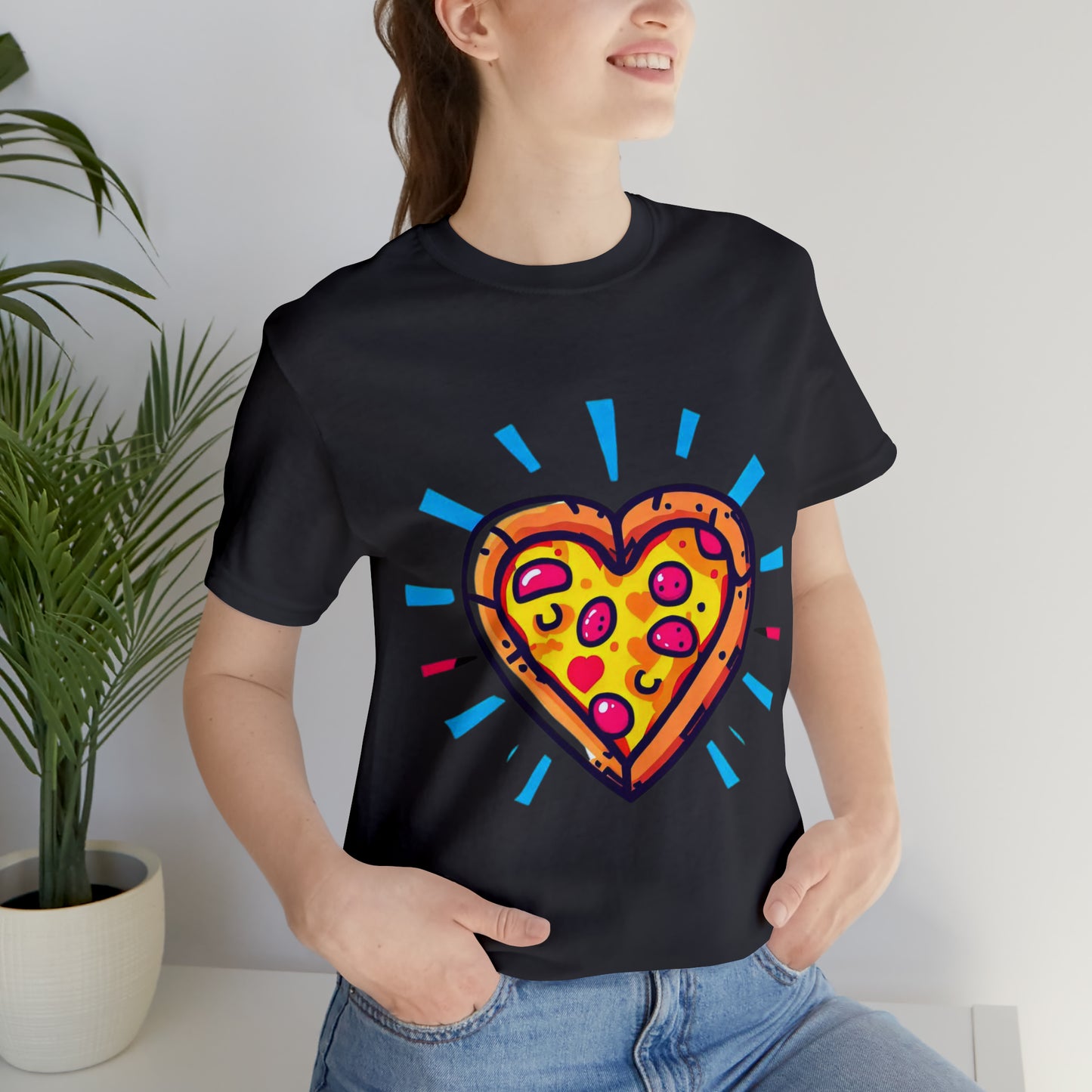 Slice of Love: Pizza My Heart Unisex Tee | Pizza Passion T-Shirts