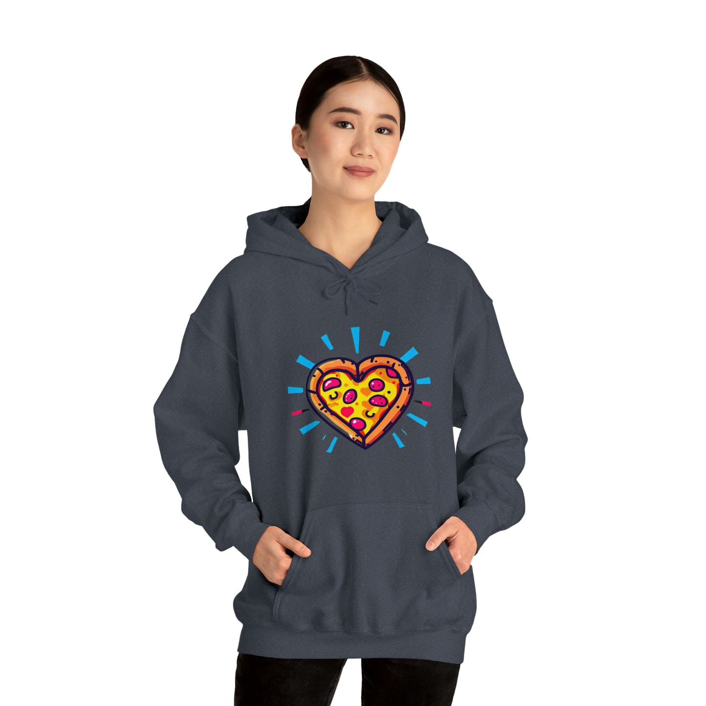 Slice of Love: Pizza My Heart Unisex Hoodie | Pizza Passion Hoodies